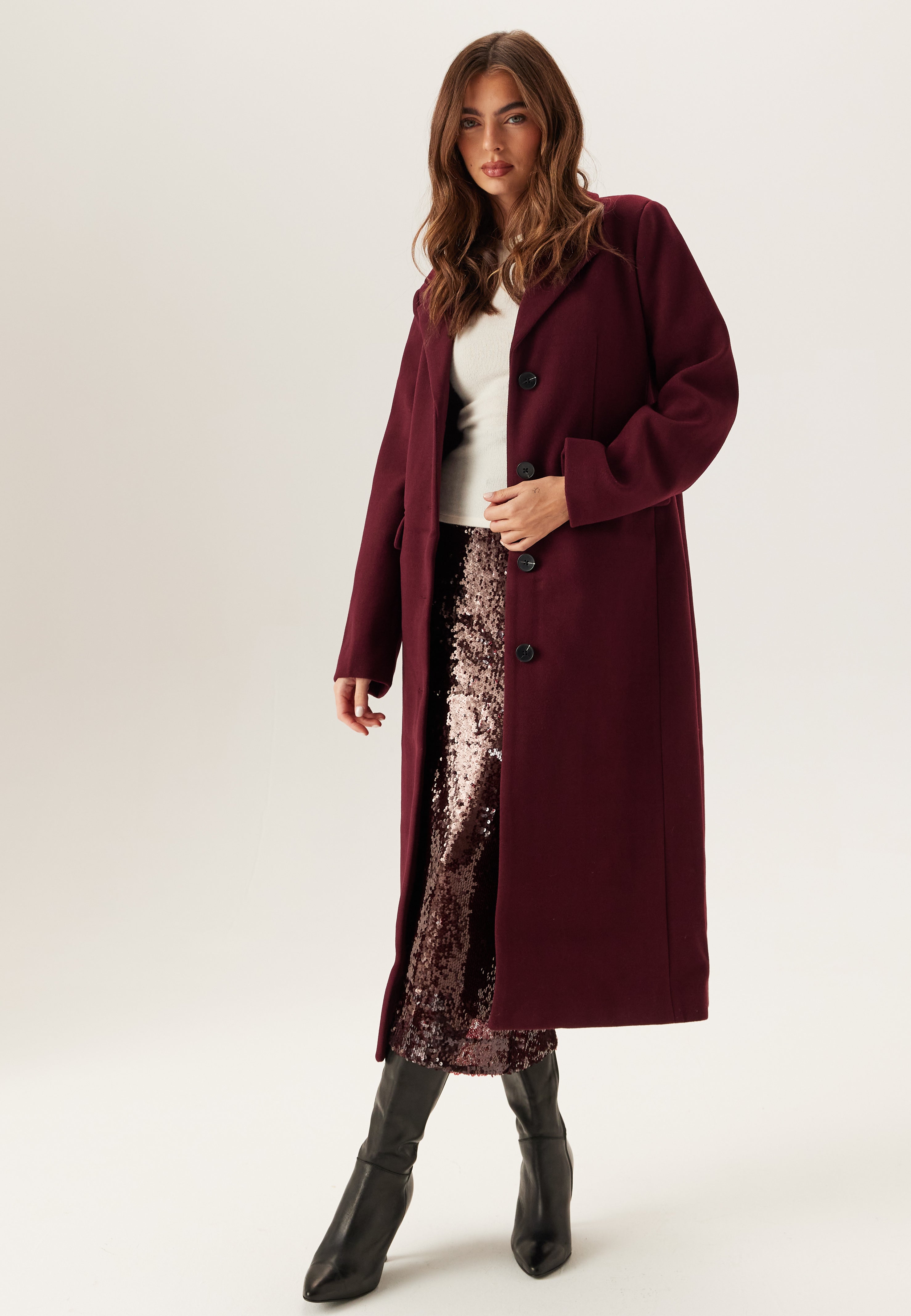 Pieces Pcjadine Long Coat