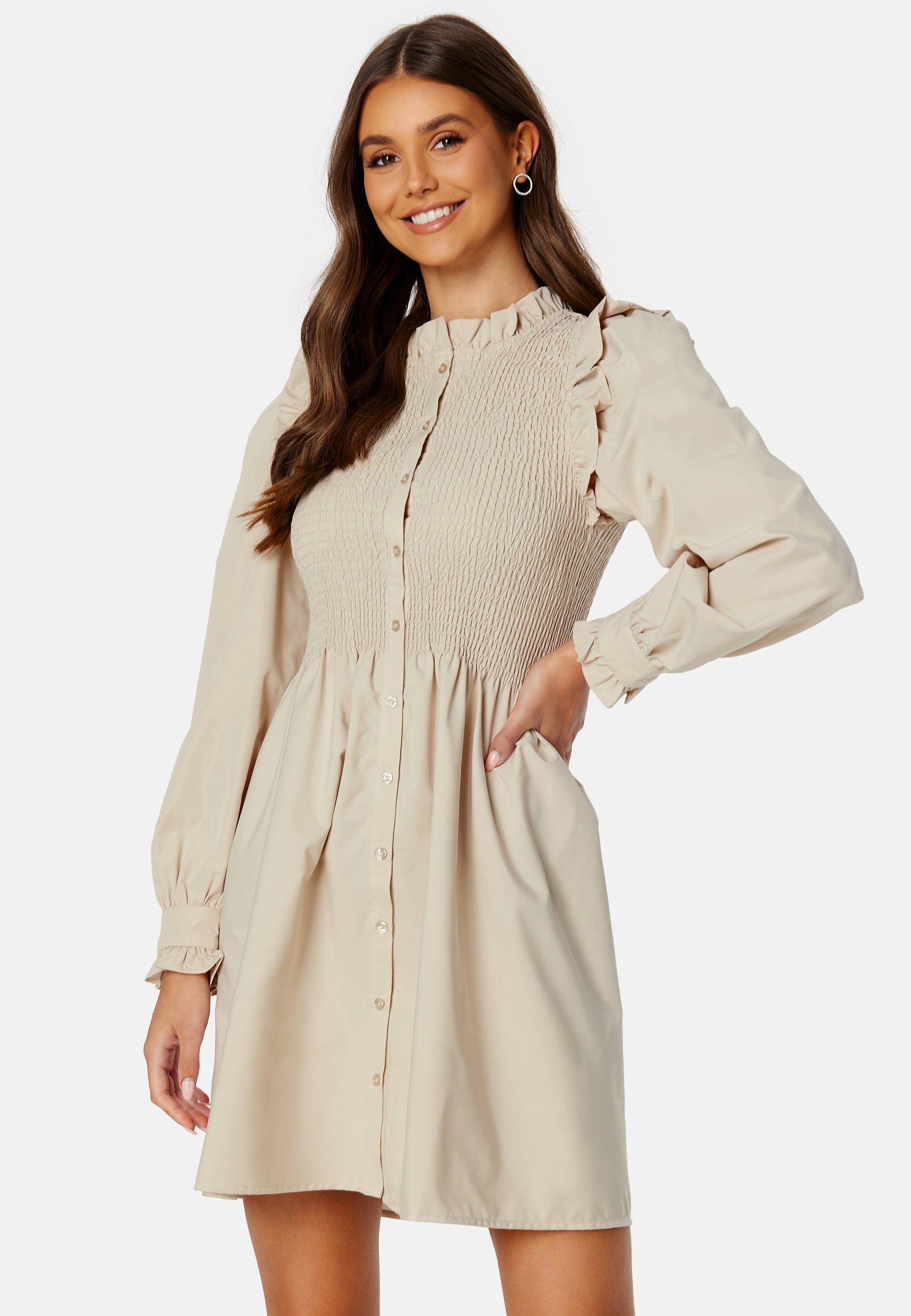 ONLY Aspen L/S Smock Dress