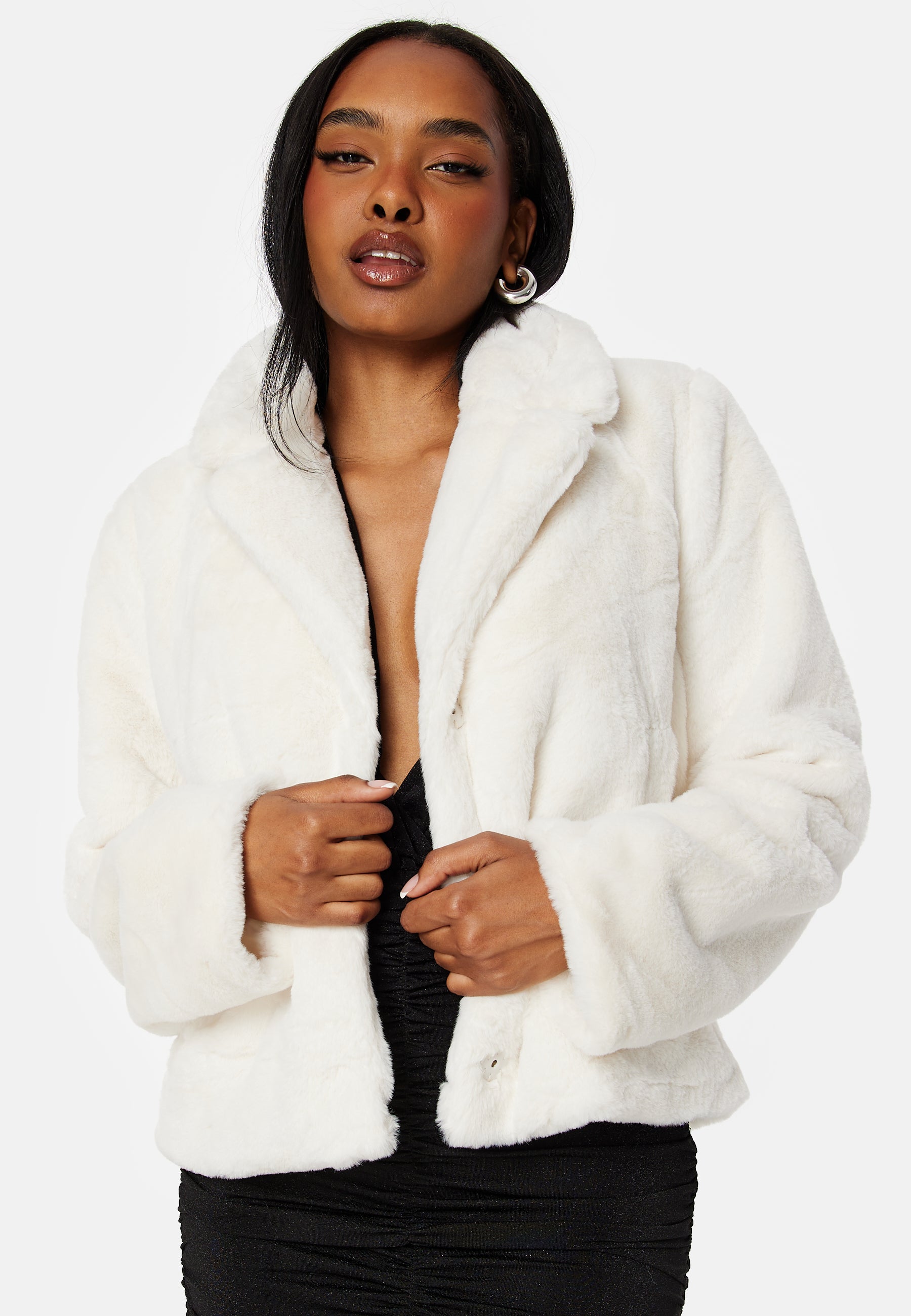 VILA Ebba L/S New Faux Fur Jacket