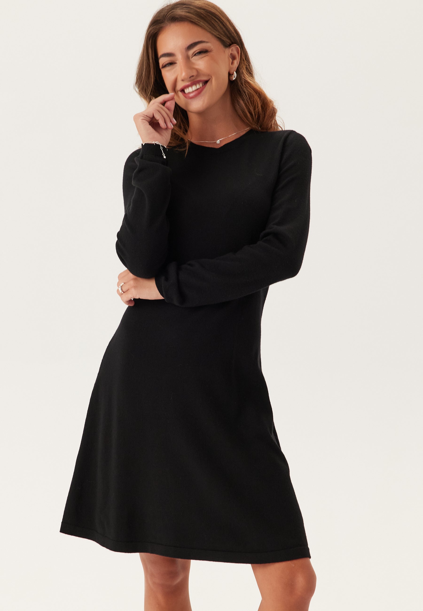 VILA Vicomfy A-line O-neck Knit Dre