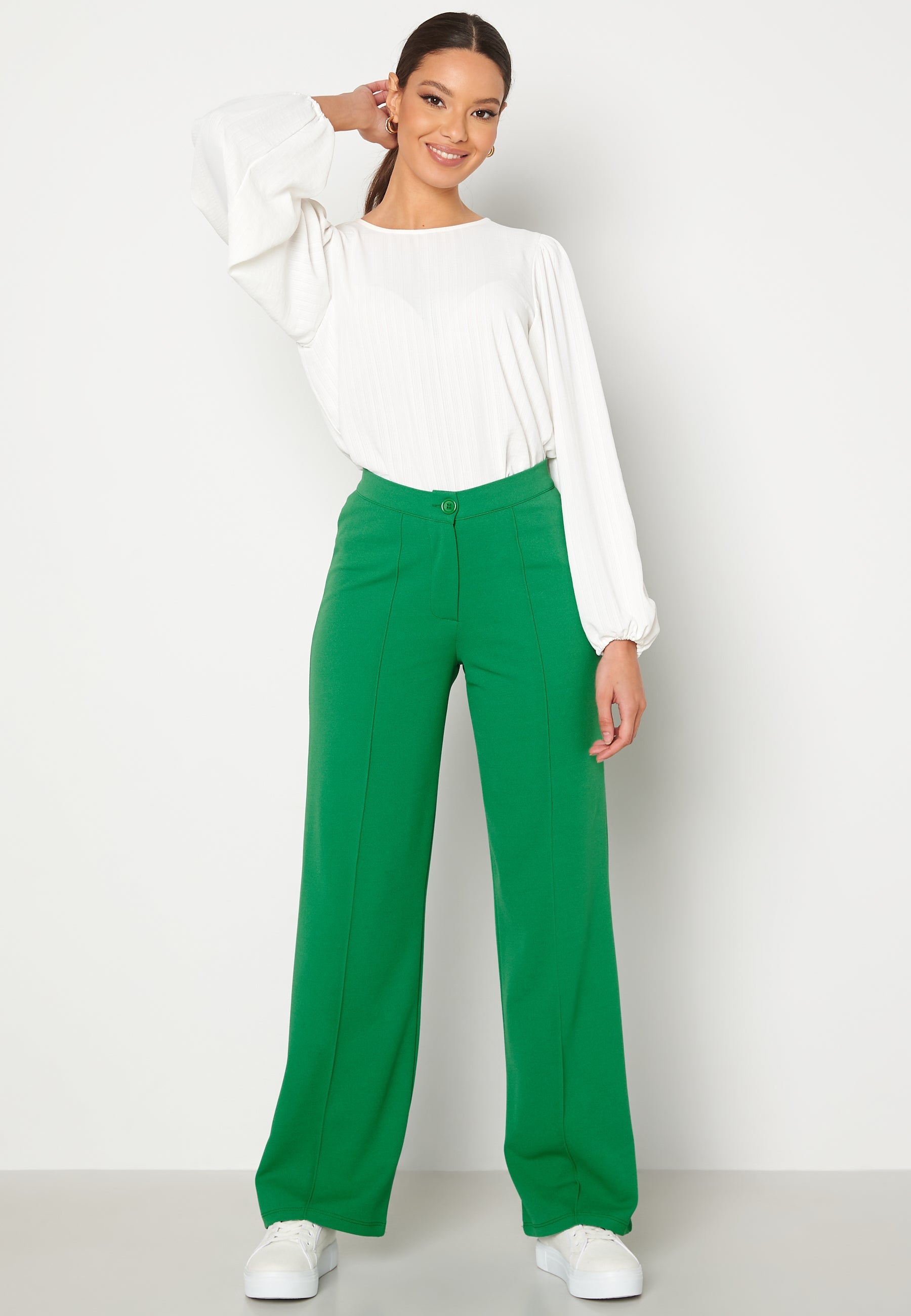 BUBBLEROOM Hilma soft suit trousers