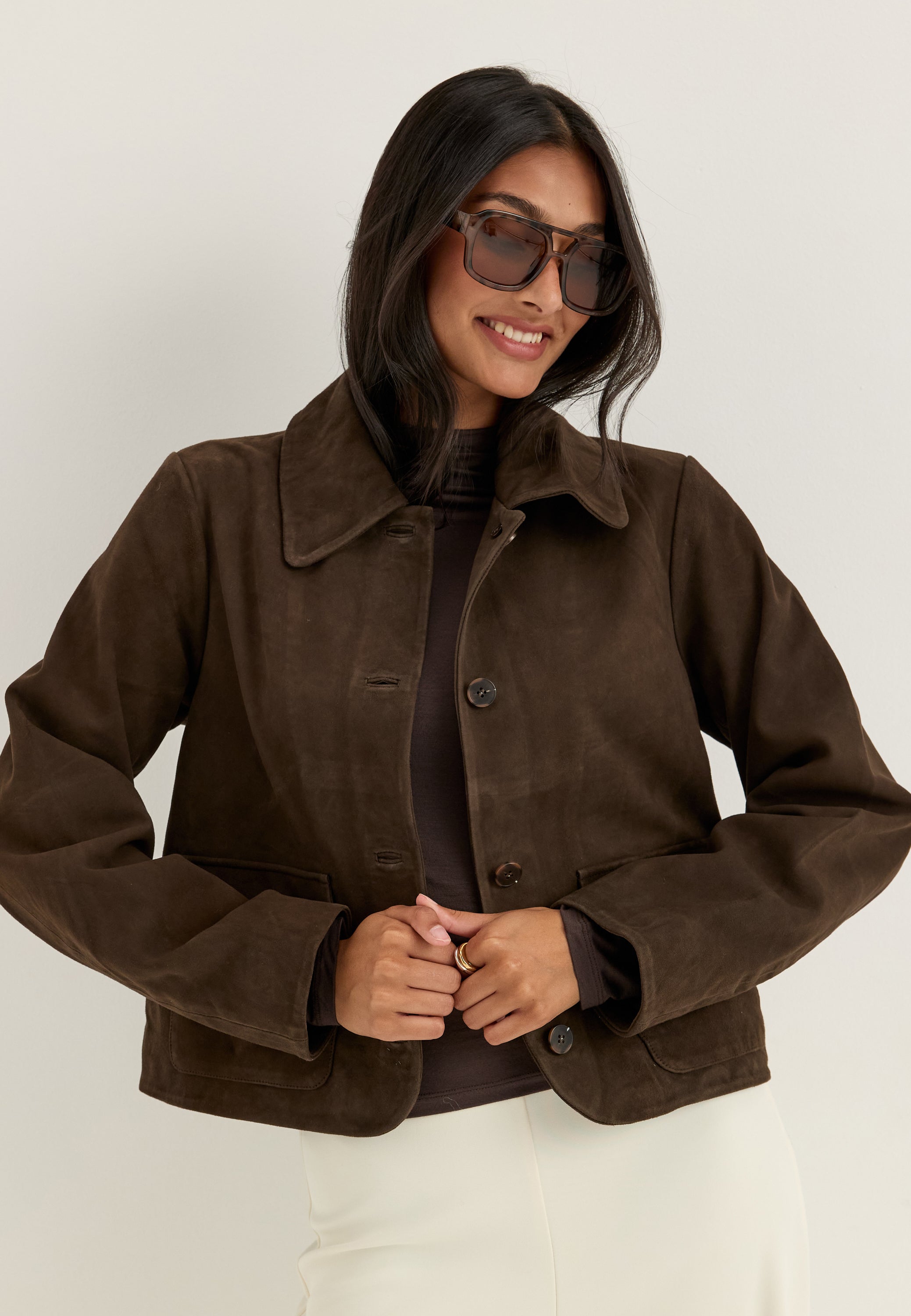 SELECTED Slfkaya Suede Jacket