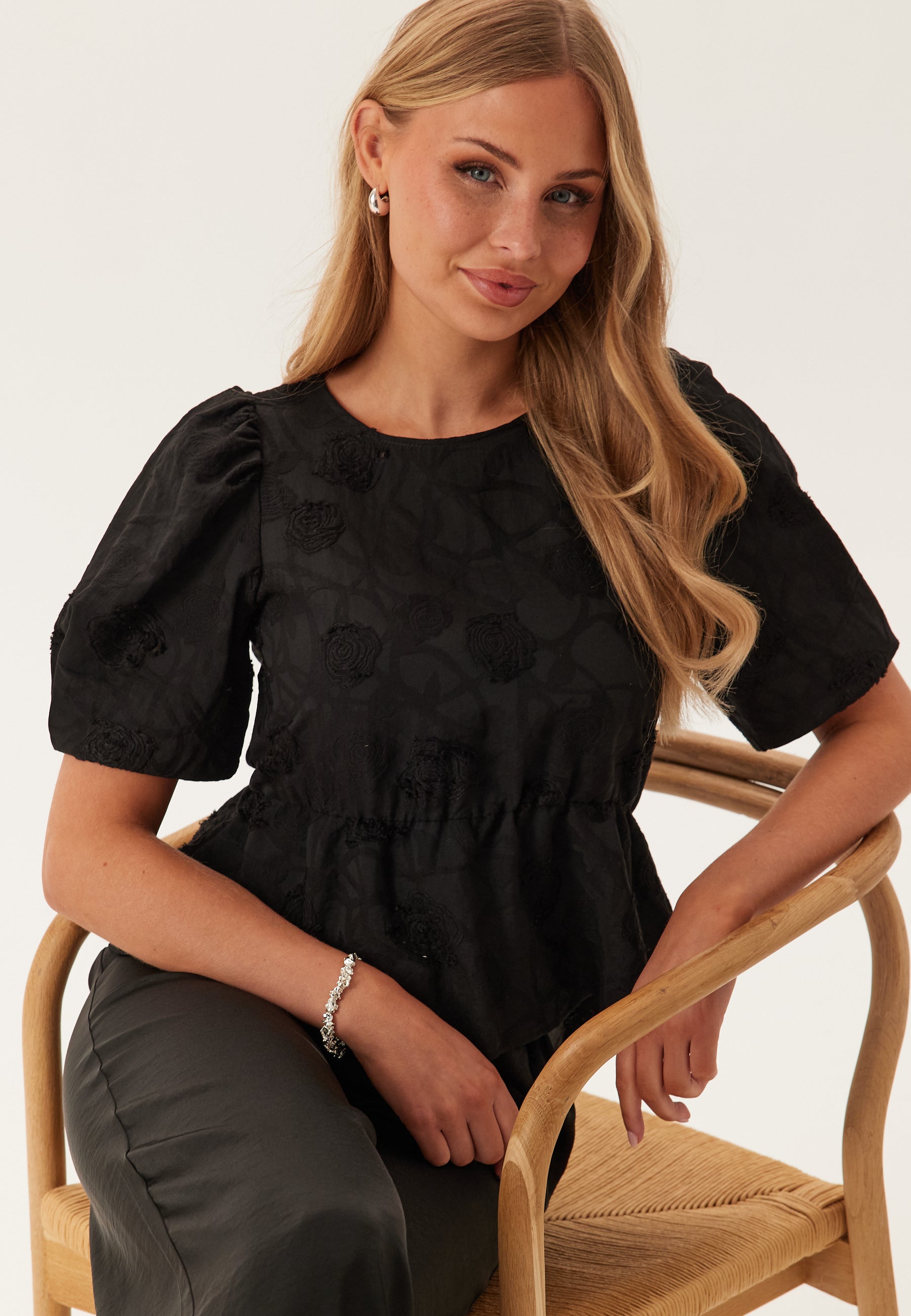 OBJECT Objgigi 3/4 RE O-NECK TOP RE O