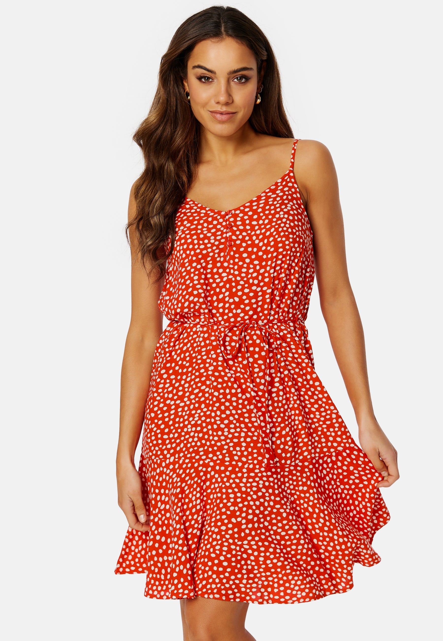 Pieces Nya Slip Button Dress
