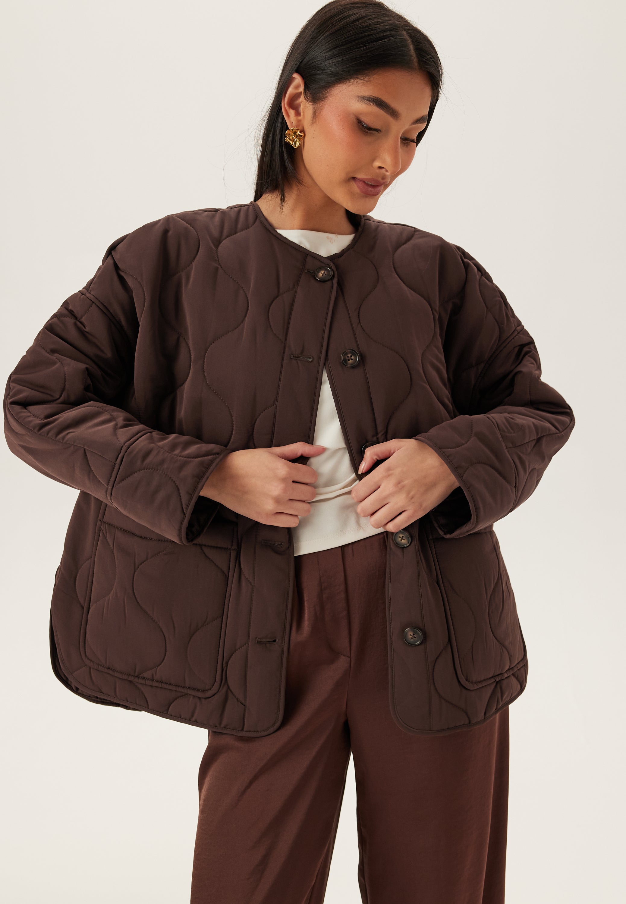 OBJECT Objallie Ls Lo Quilted Jacket