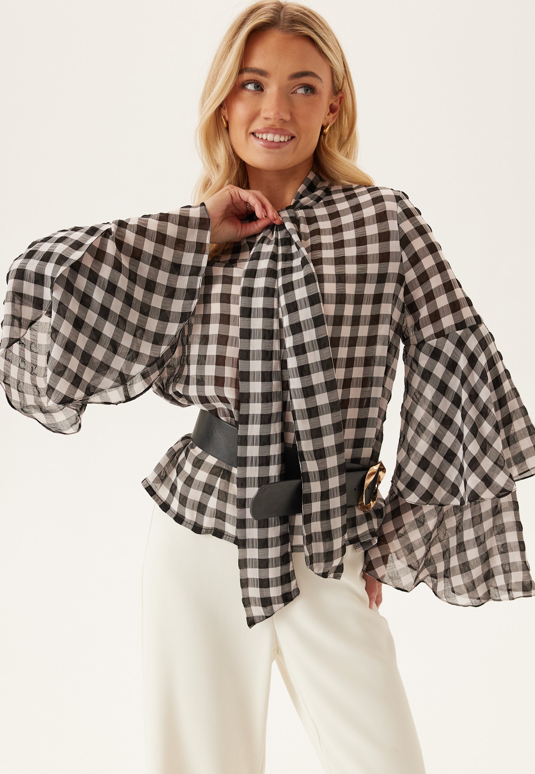 SELECTED Vmsia Ls Flounce Top