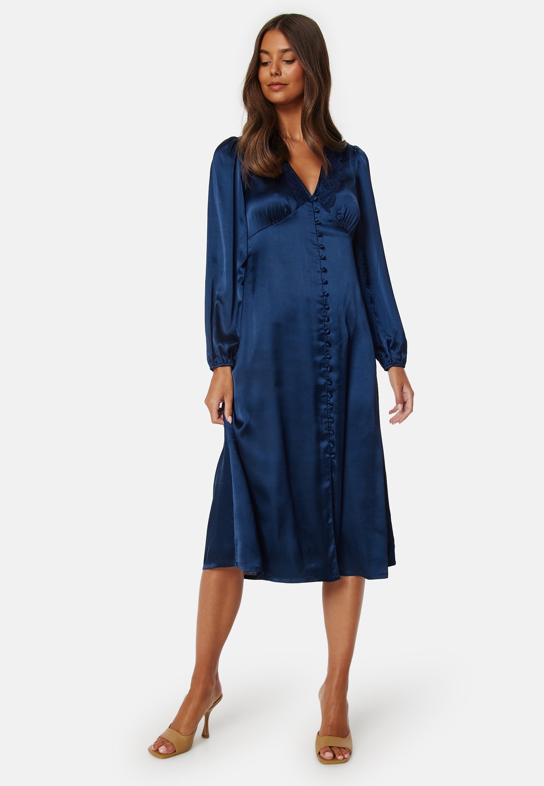 BUBBLEROOM Dayla satin dress