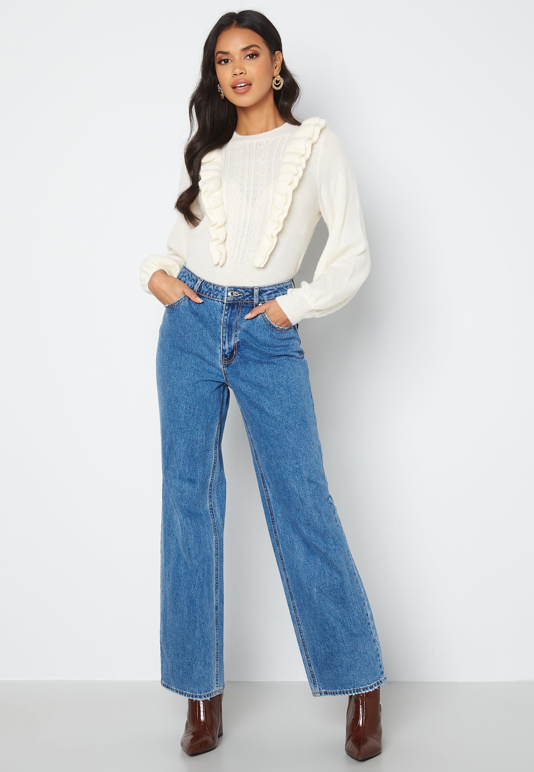 VERO MODA Kithy HR Loose Straight Jeans