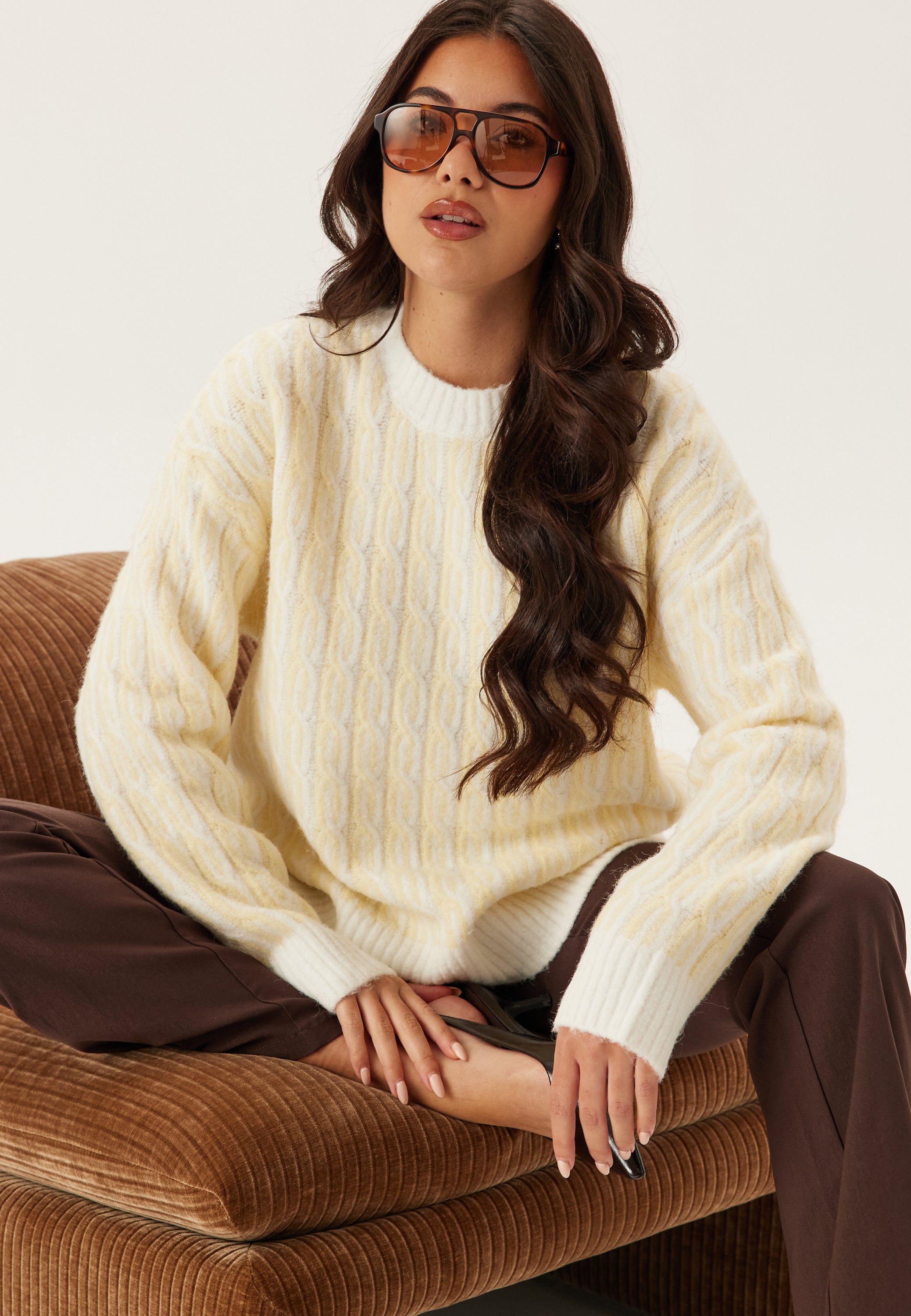 Pieces Pcrigmor Ls Oneck Pullover