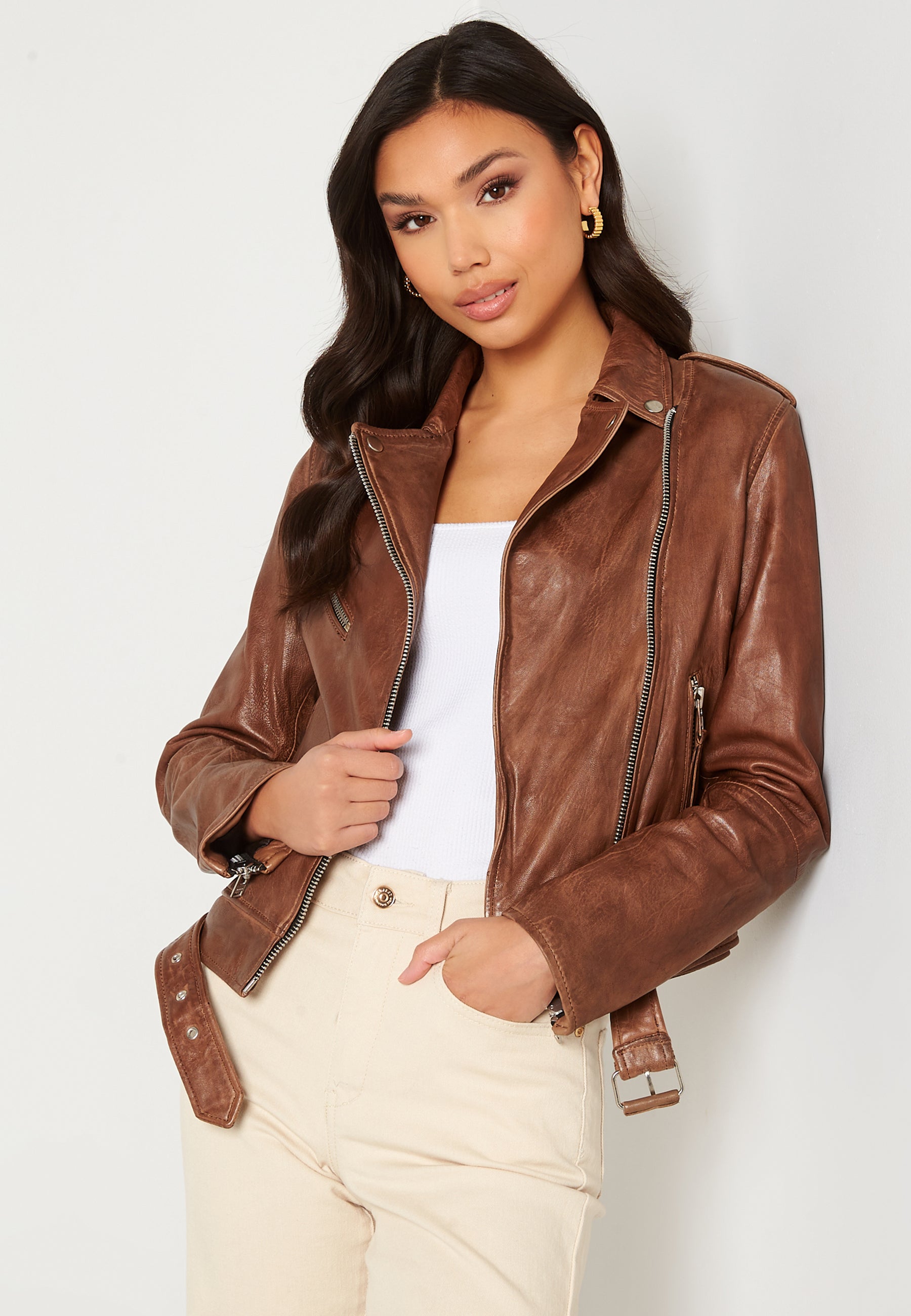 JOFAMA Rachel Leather Biker