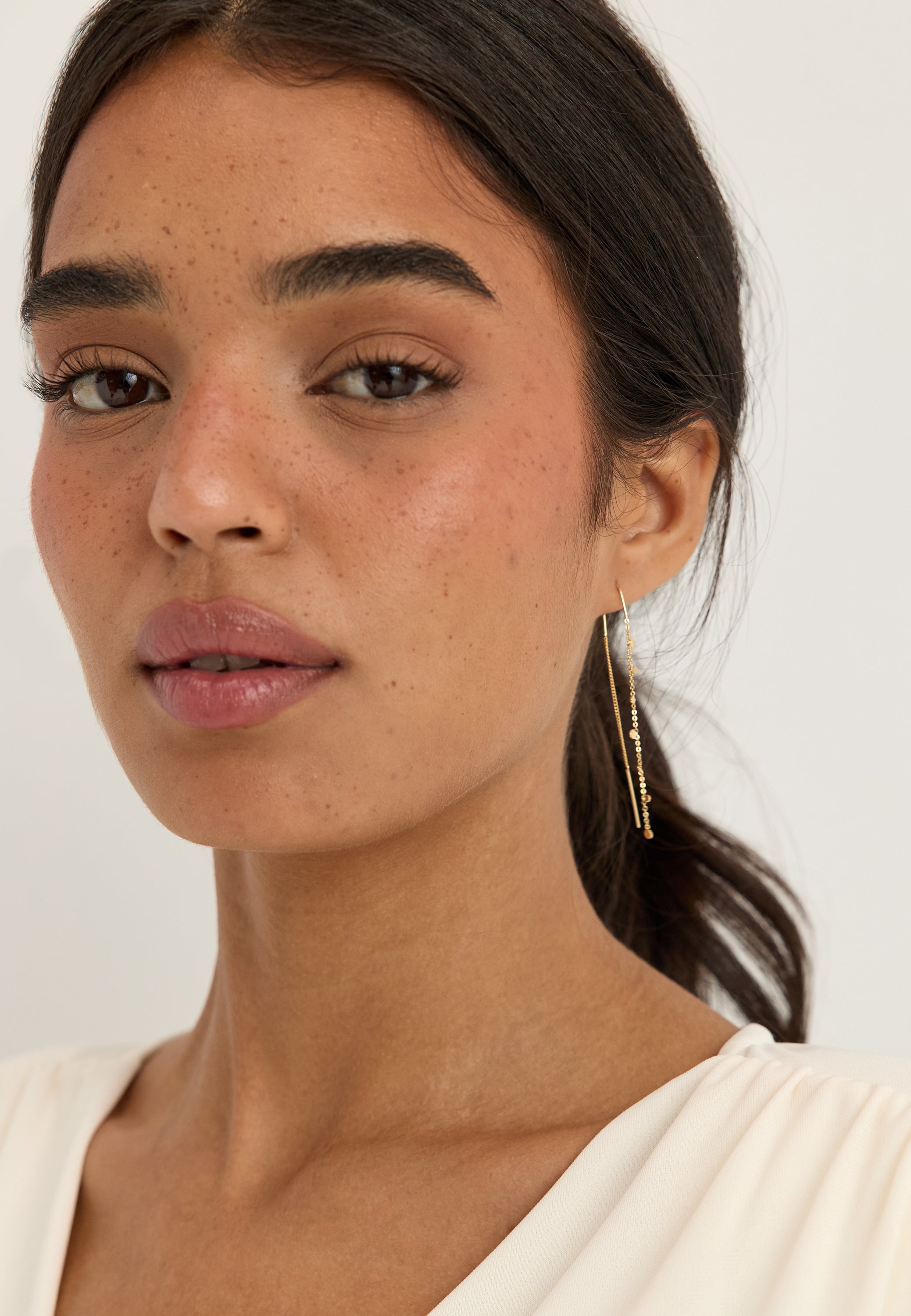 PILGRIM Baylen Chain Earrings Gold-plated