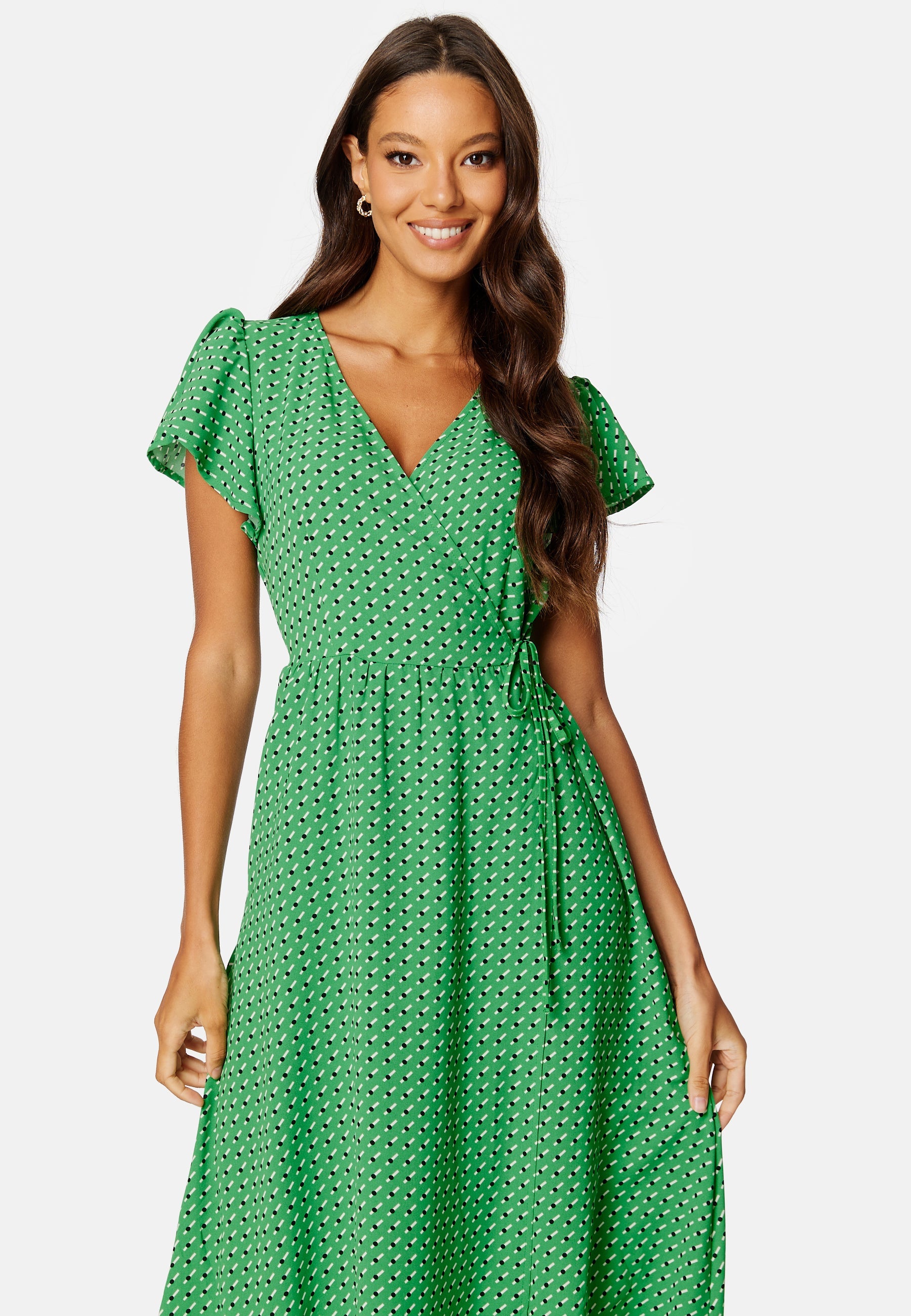 ONLY Naomi S/S Midi Wrap Dress