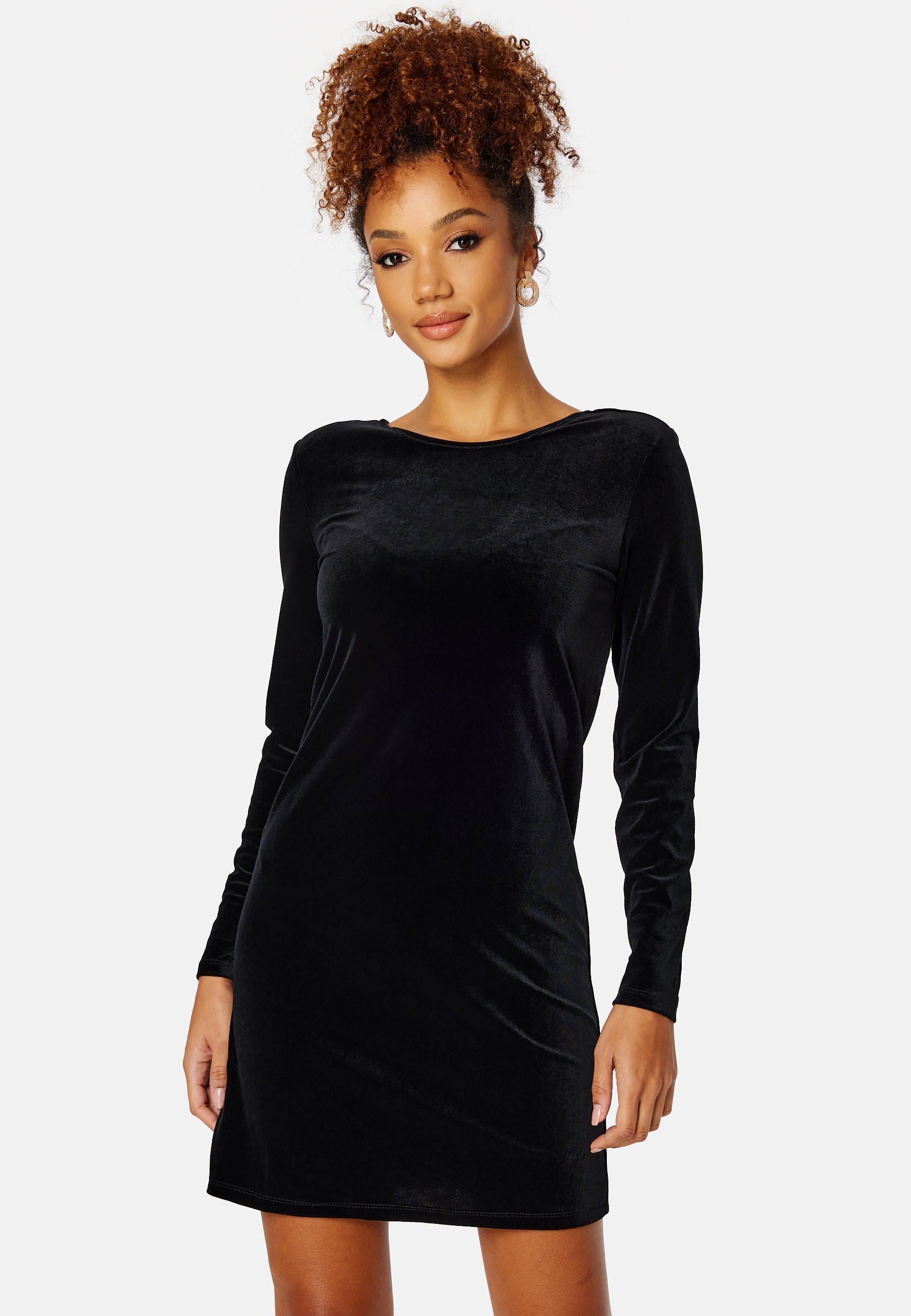 VILA Velvo Deep Back L/S Dress