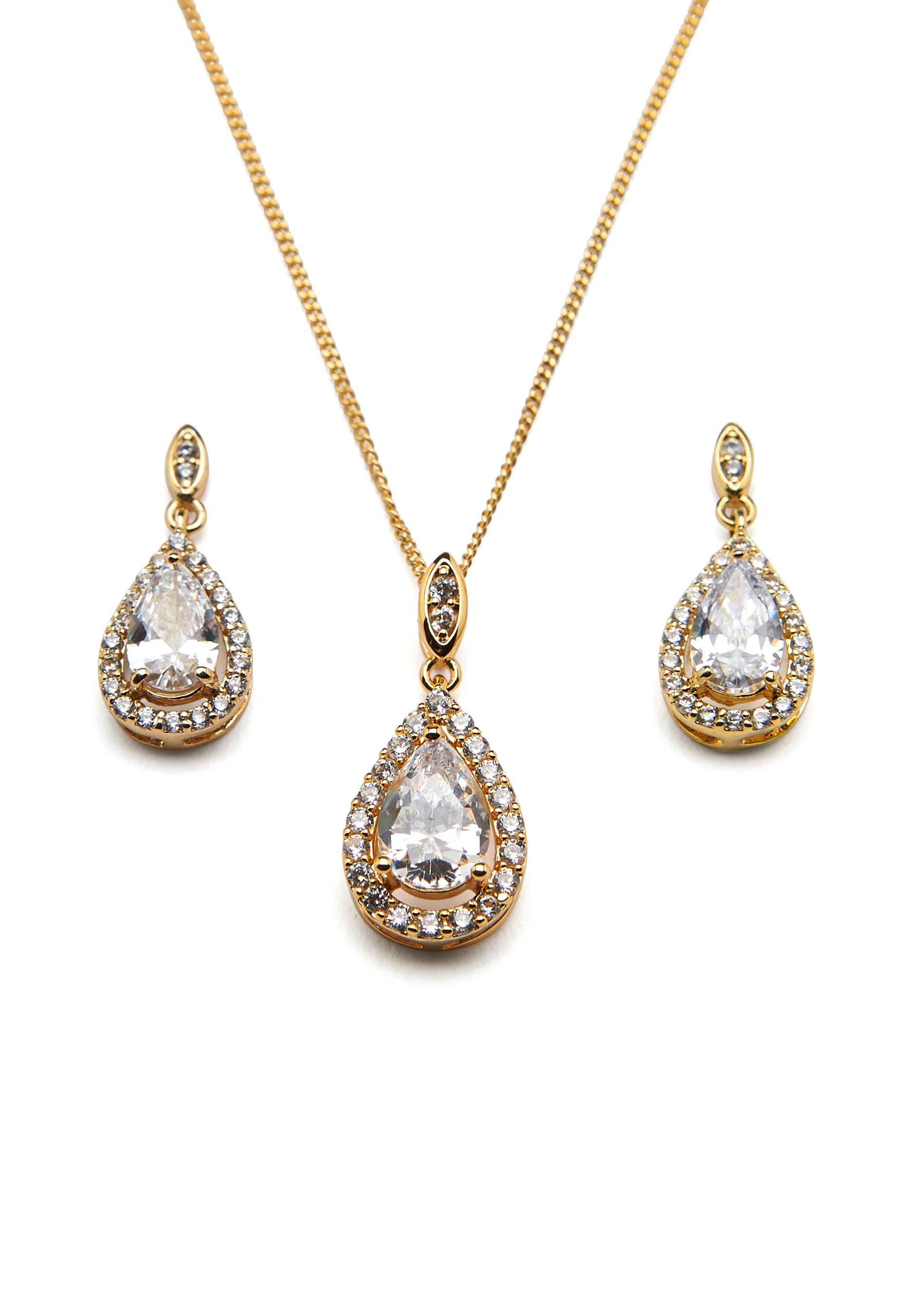 Ivory & Co Belmont Gold Pendant Set