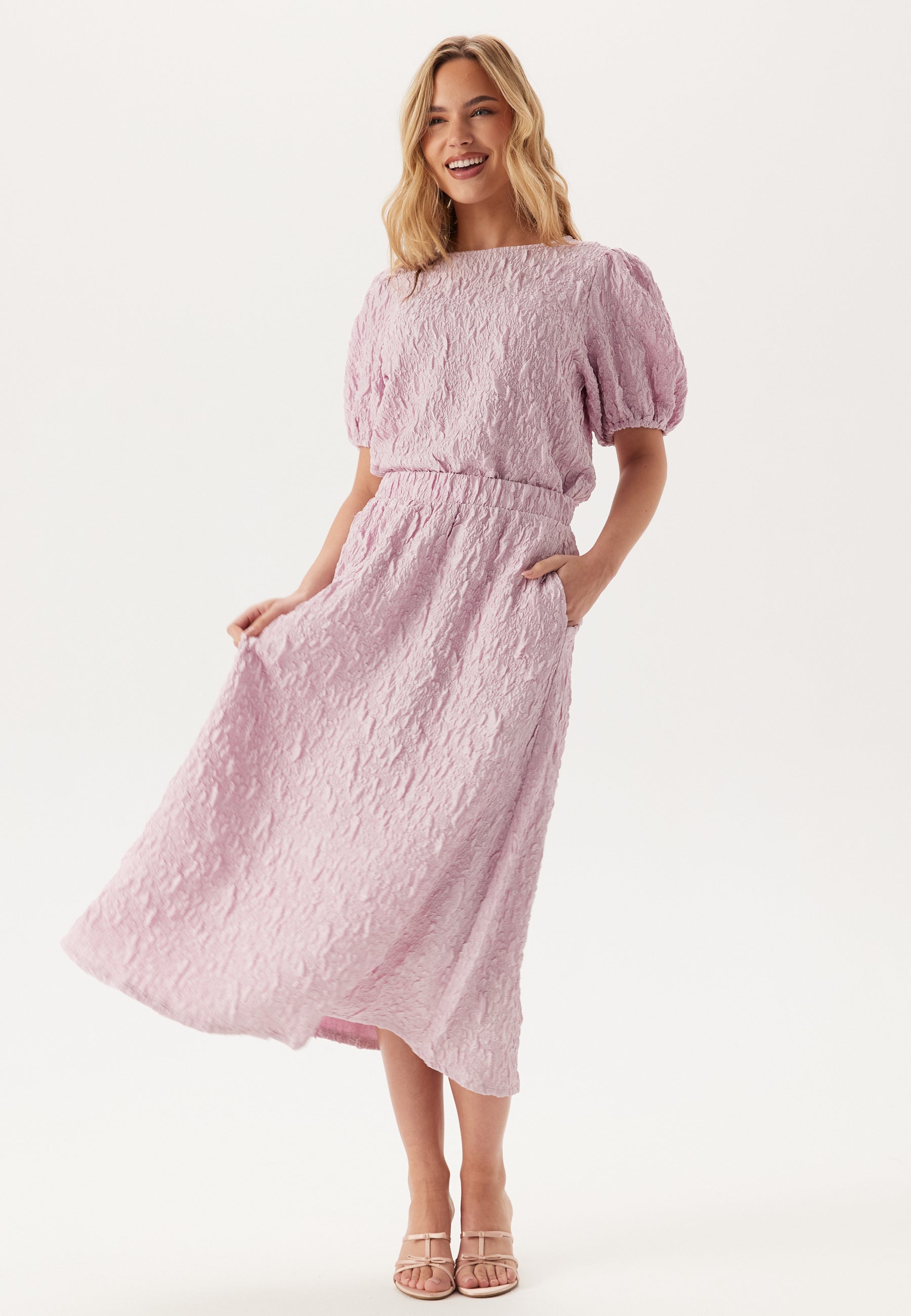 VILA Visophia Hw Volume Midi Skirt