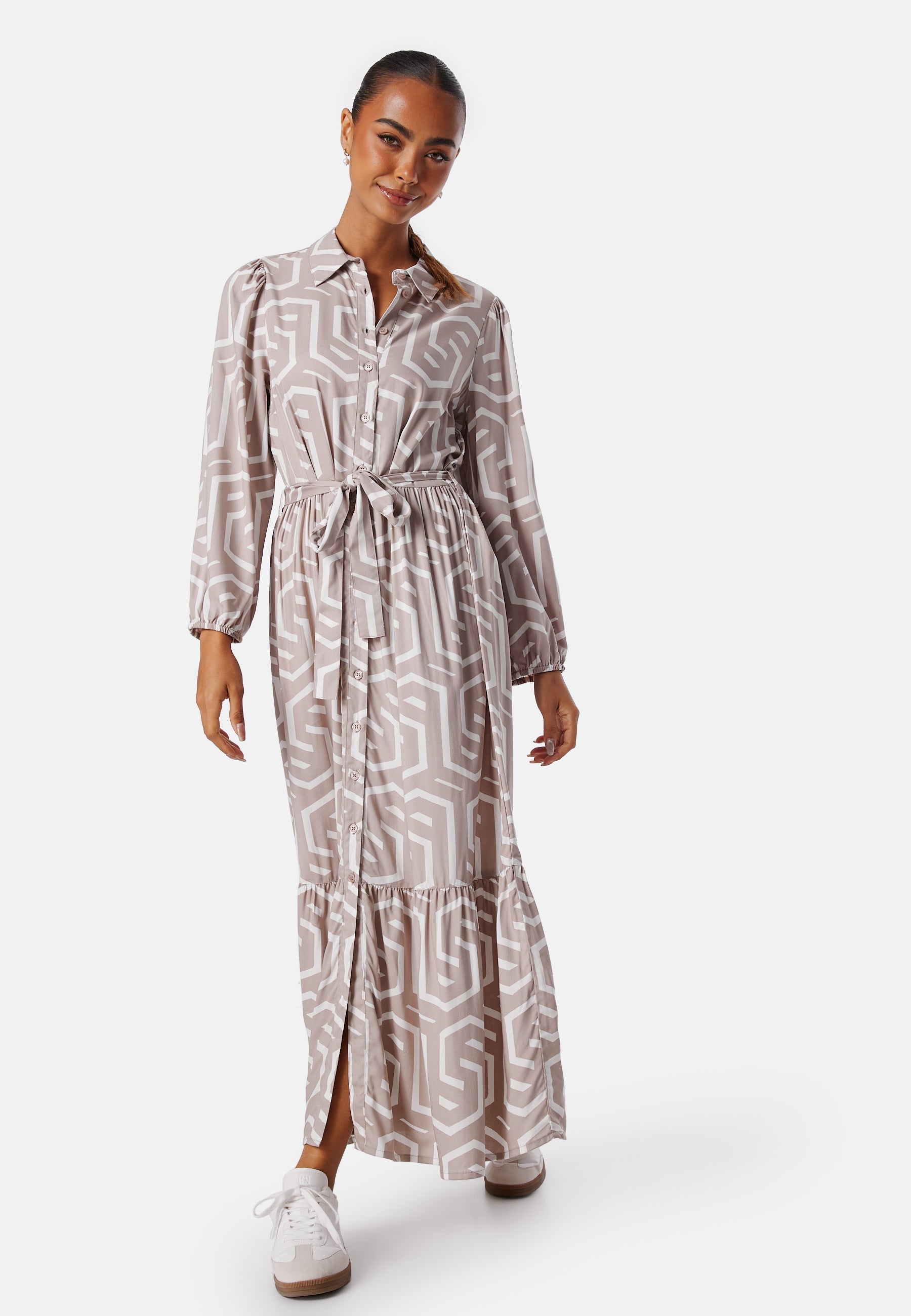 Happy Holly Viscose Shirt Dress