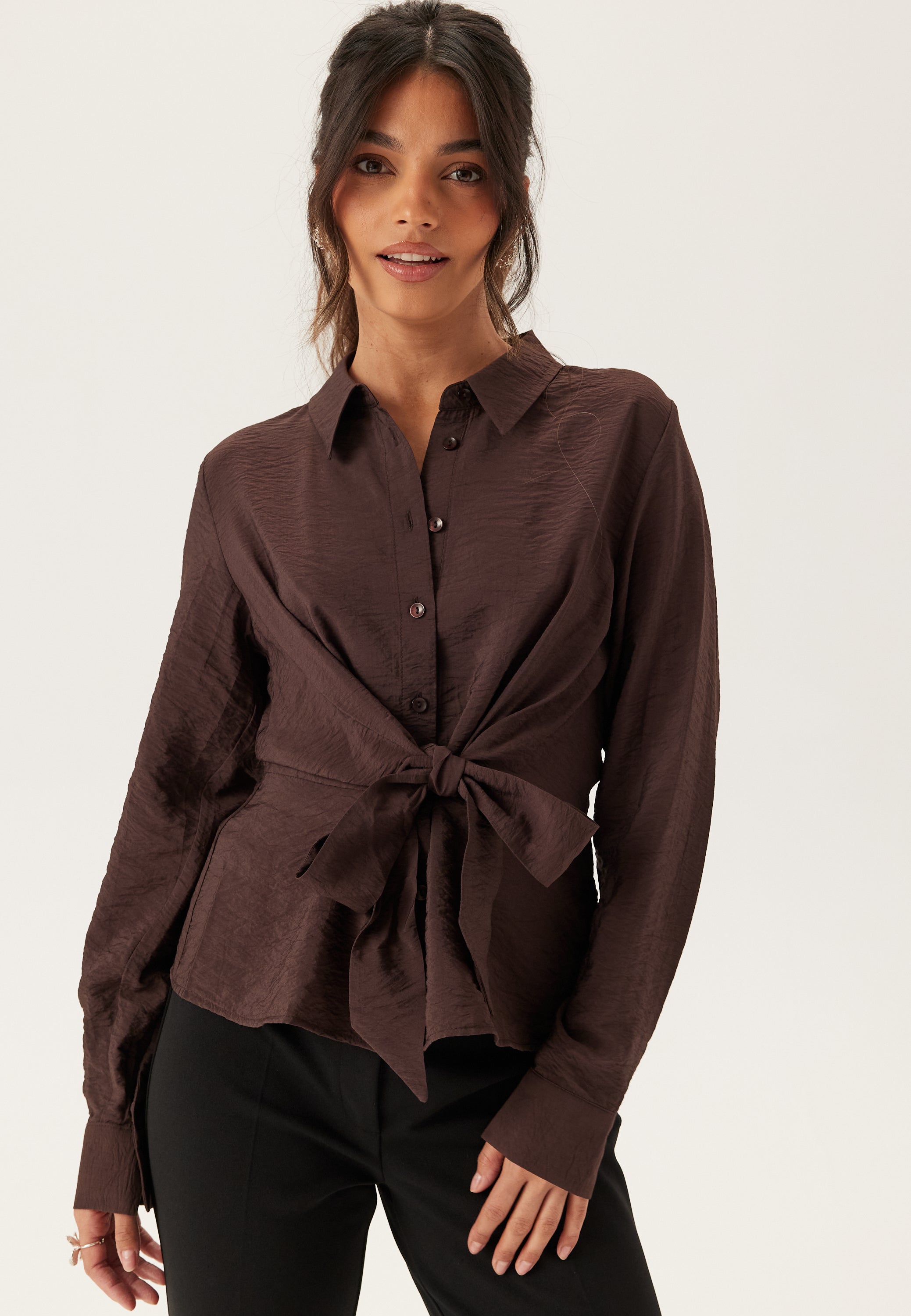BUBBLEROOM Tie Detail Shirt