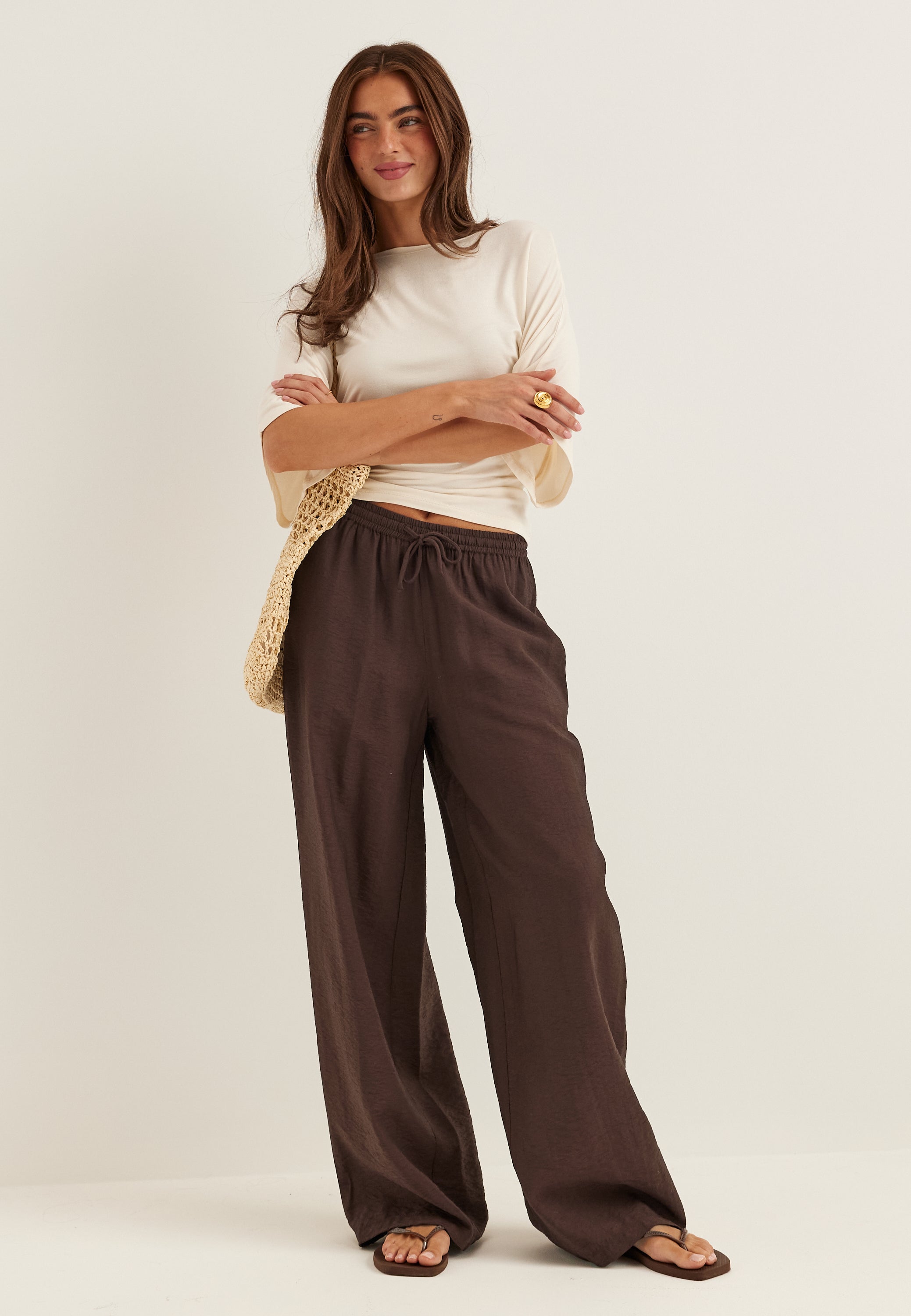 BUBBLEROOM Viscose Trousers