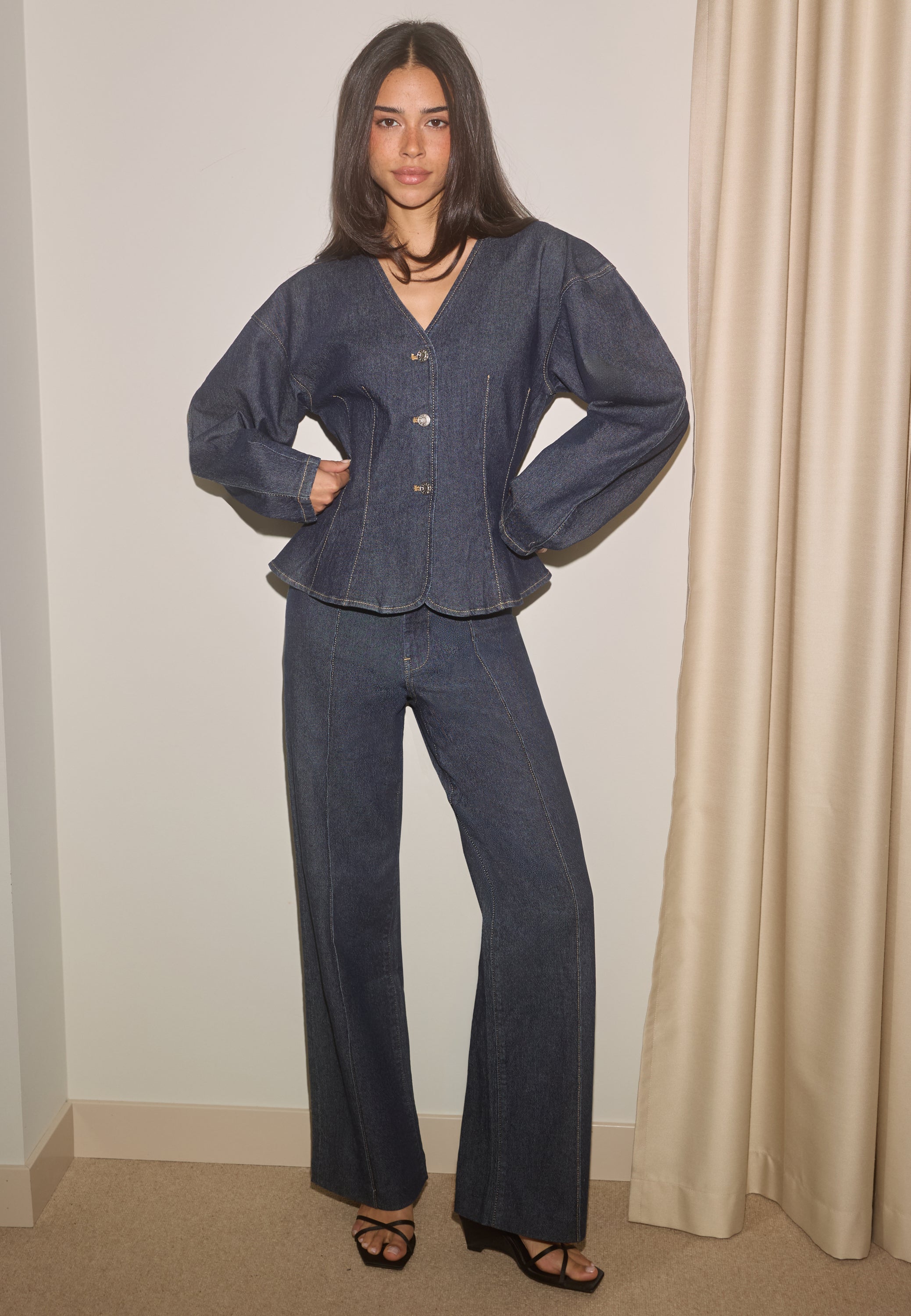 BUBBLEROOM Denim Shaped Jacket