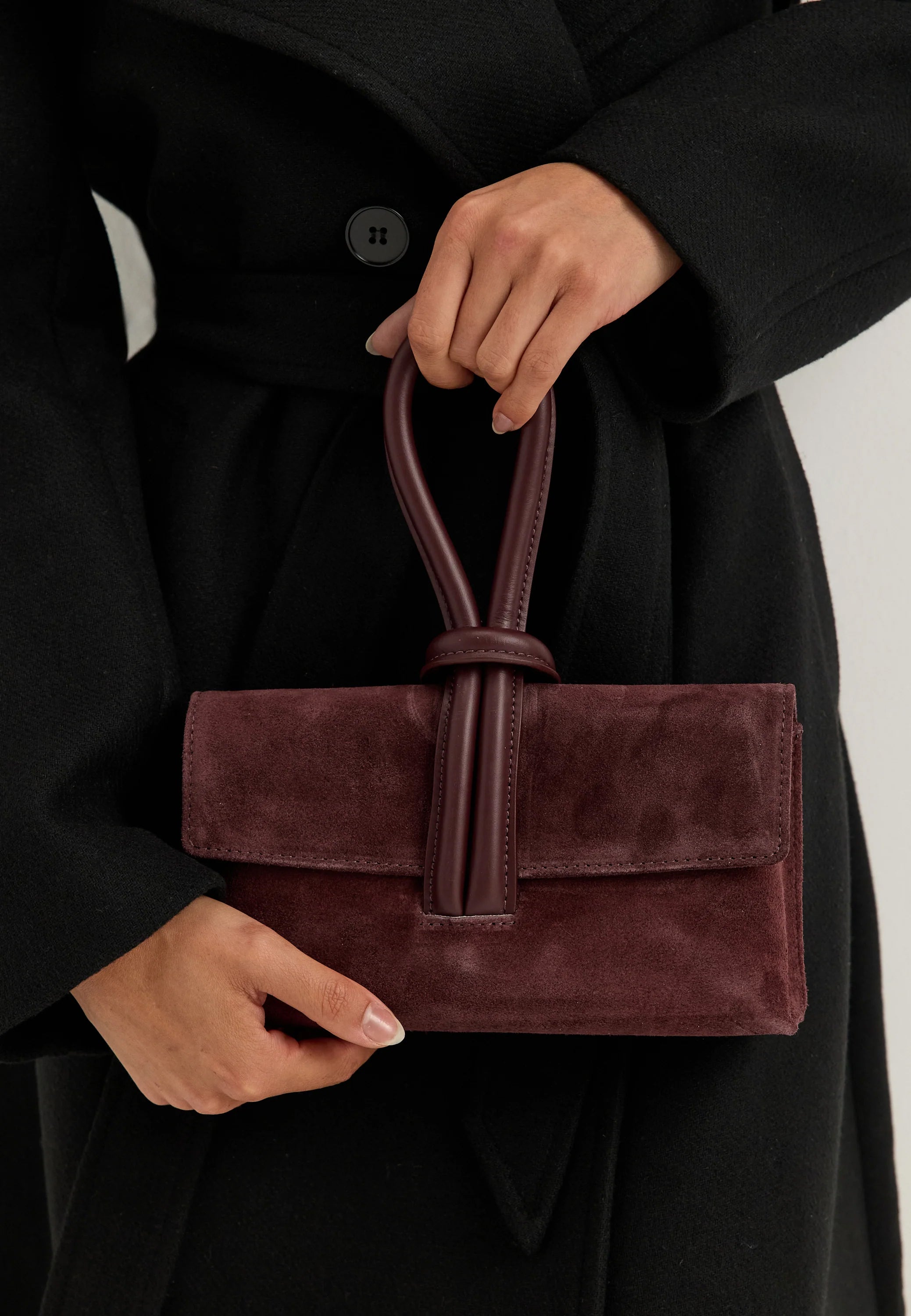 LATALIA AB Barletta Small Suede Bag