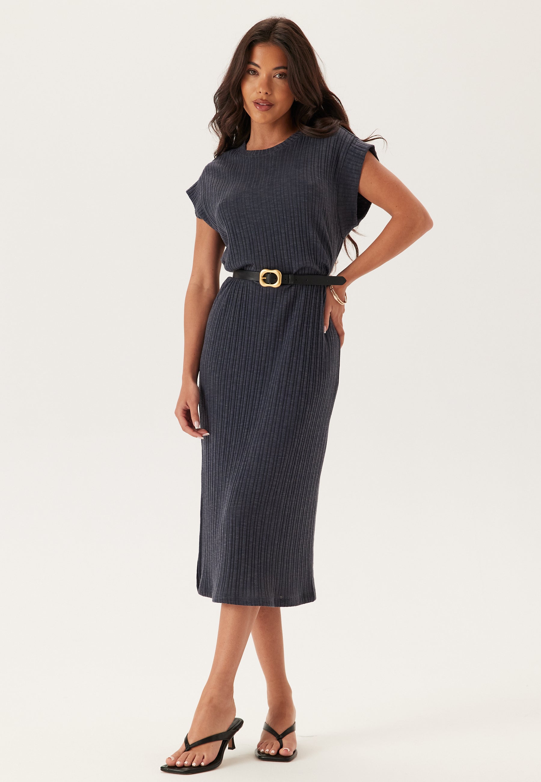 Pieces Pclena Ss Midi Dress
