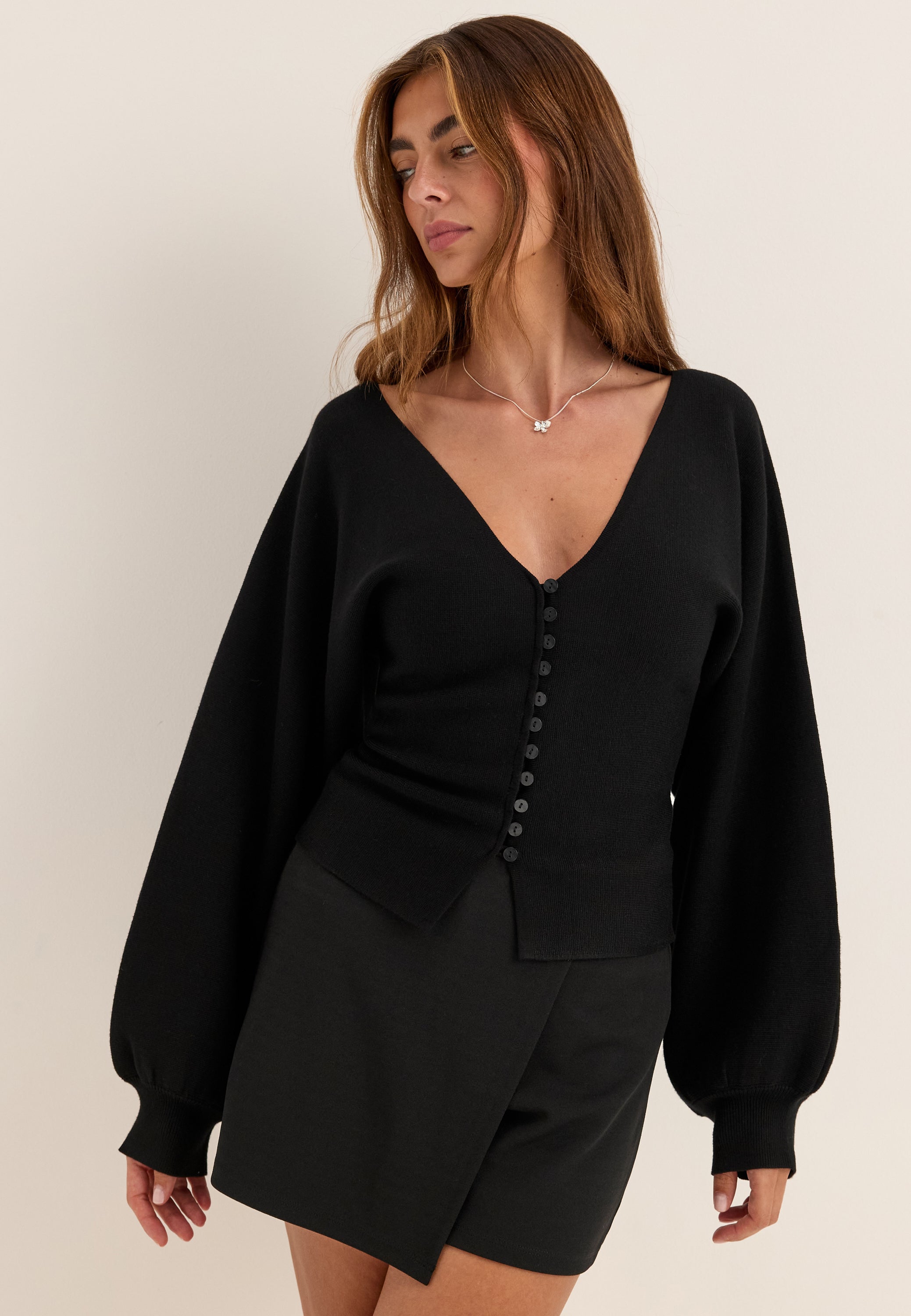 BUBBLEROOM Jersey Wrap Skort