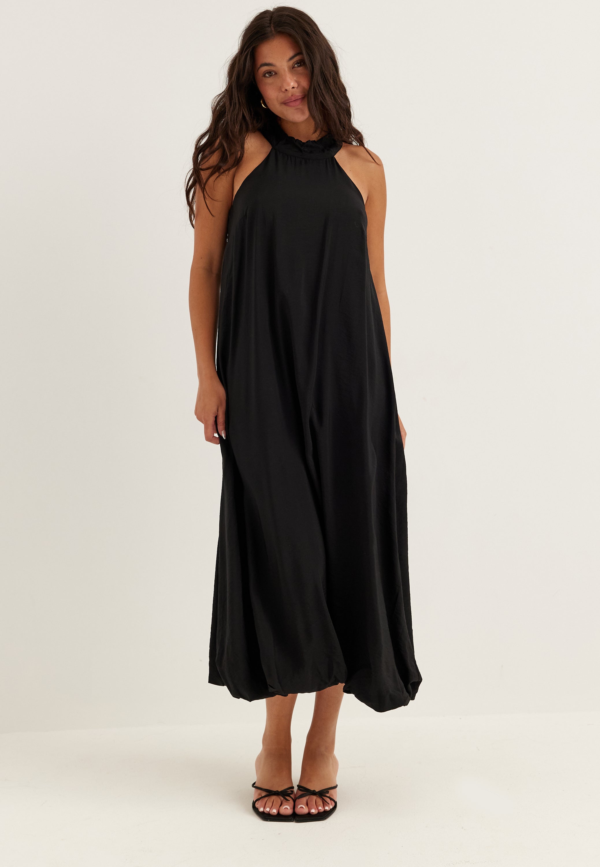 BUBBLEROOM Halter Neck Balloon Dress