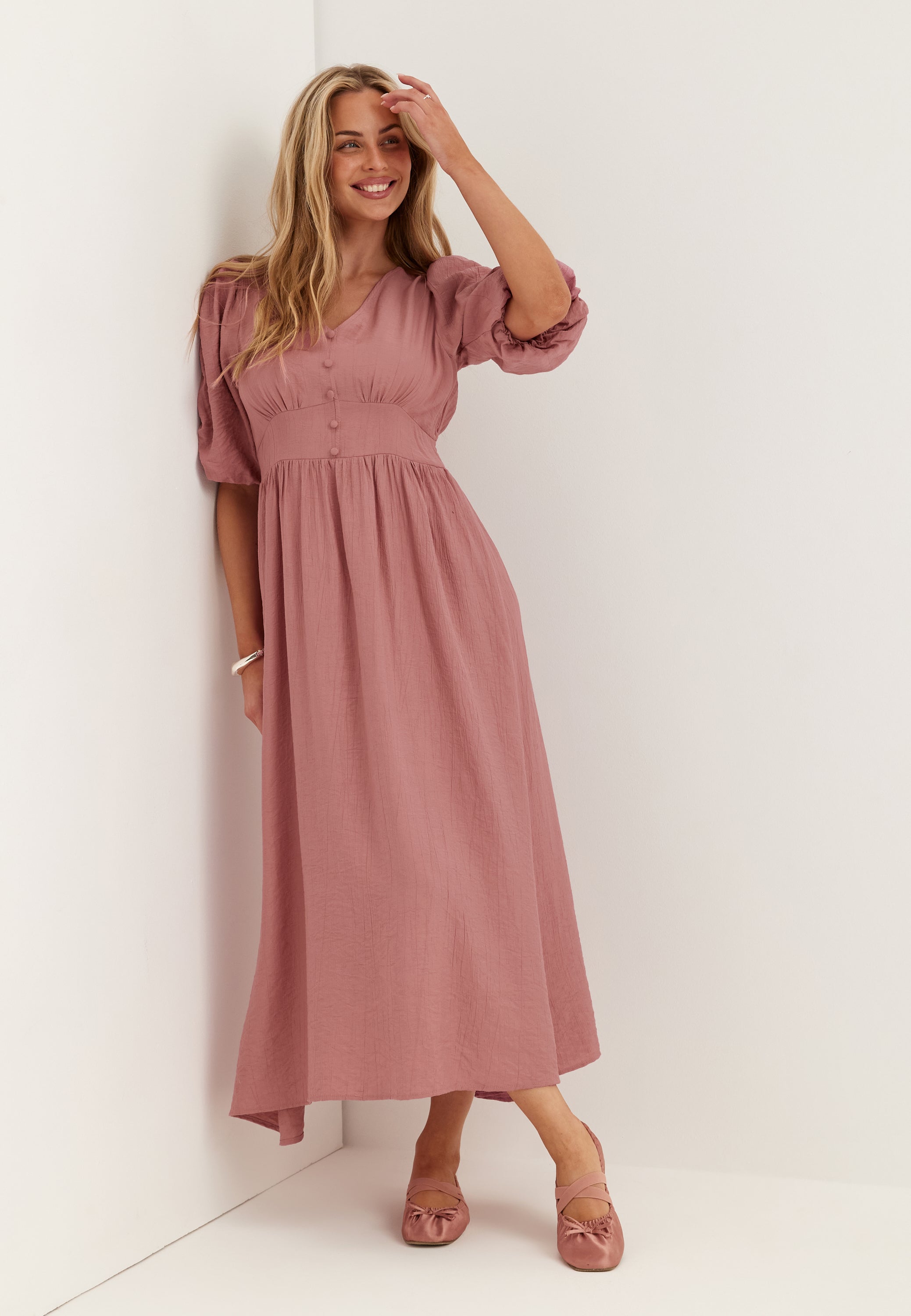 BUBBLEROOM Short Sleeve Dress