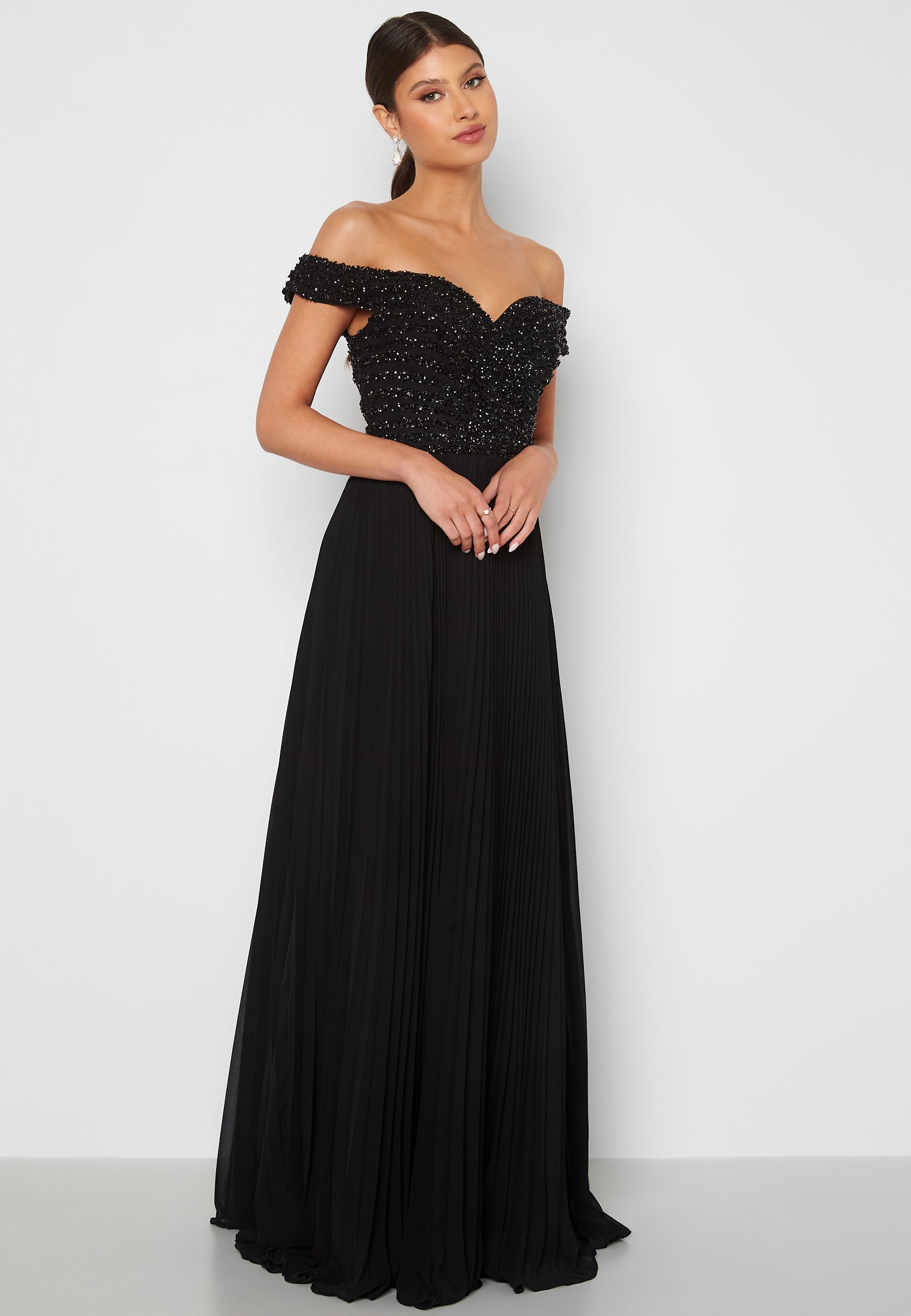 Christian Koehlert Evening Dress With Pleated Skirt