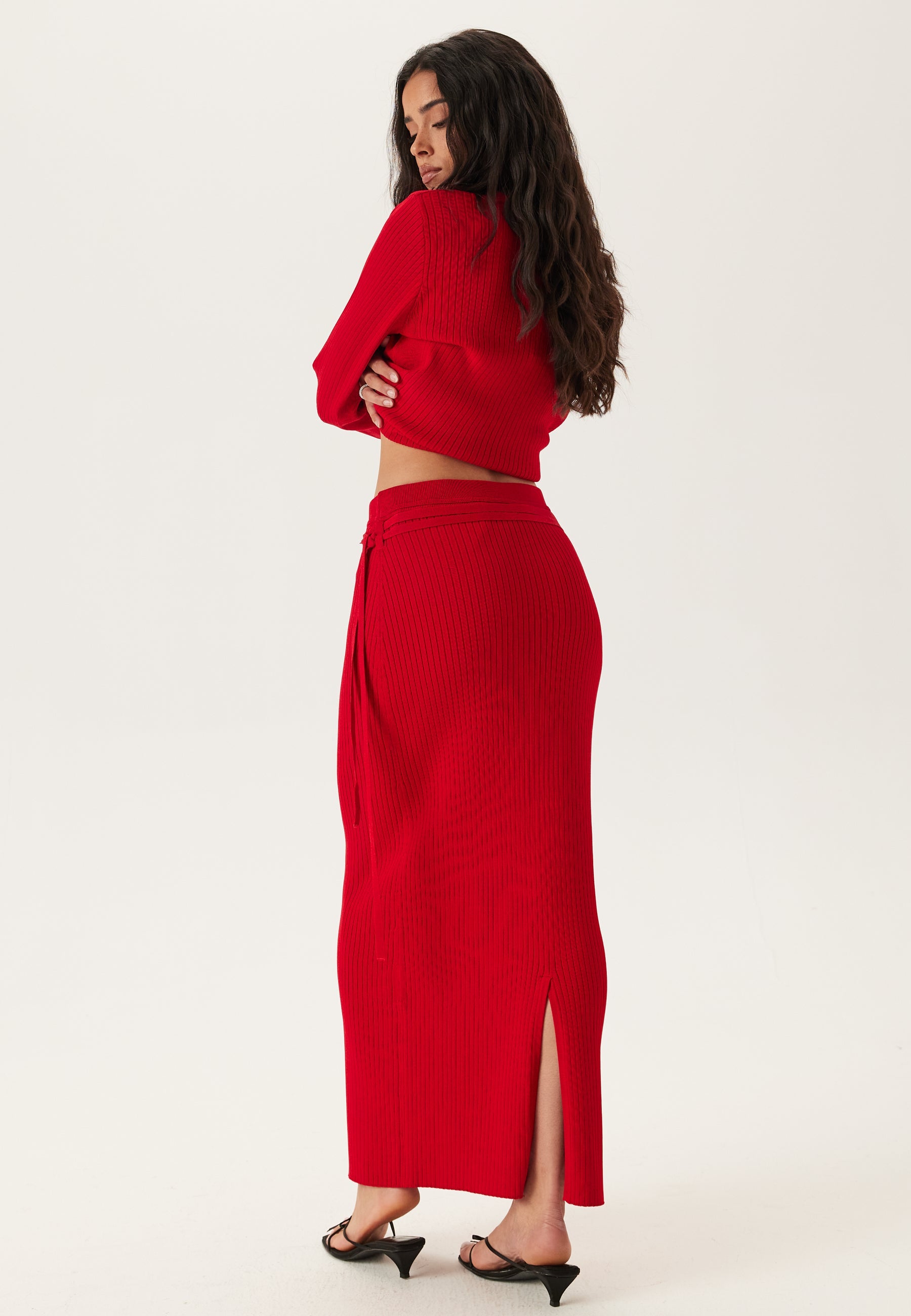 SELECTED Slfcarly Mw Knit Ankle Skirt