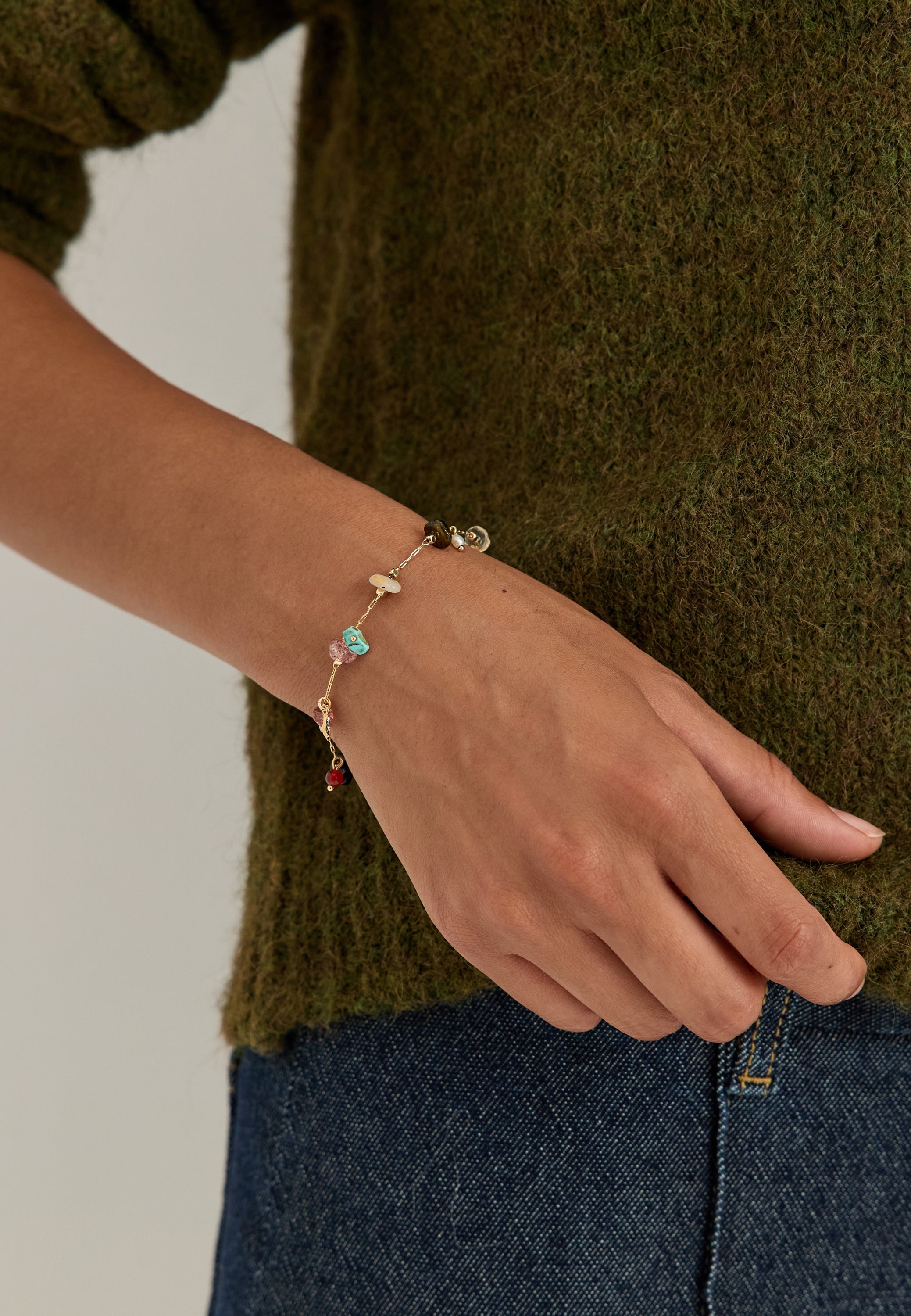PILGRIM Here Bracelet Gold-plated/MULTI