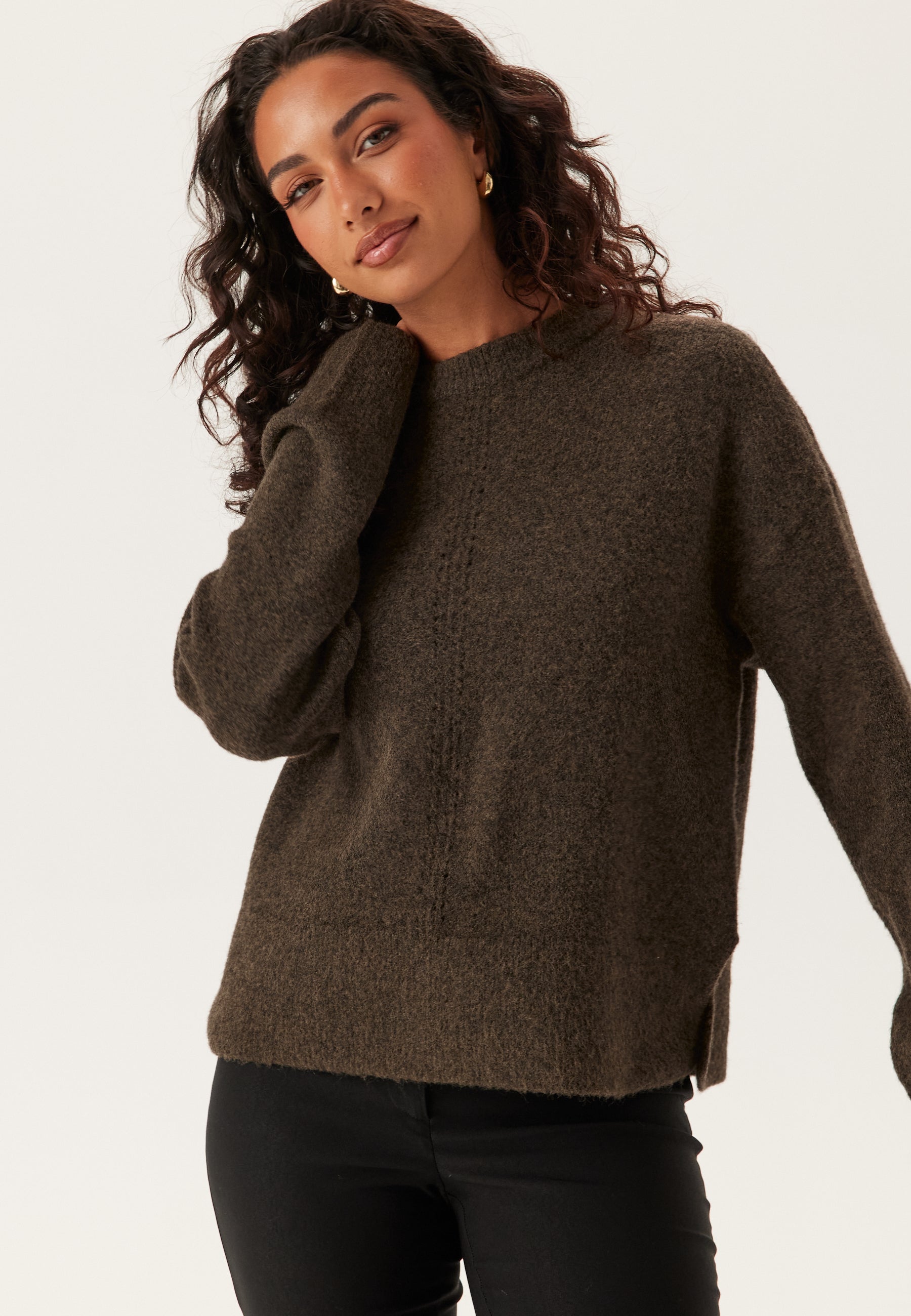 Object Collectors Item Objjuno L/S LO O-NECK KNIT LO