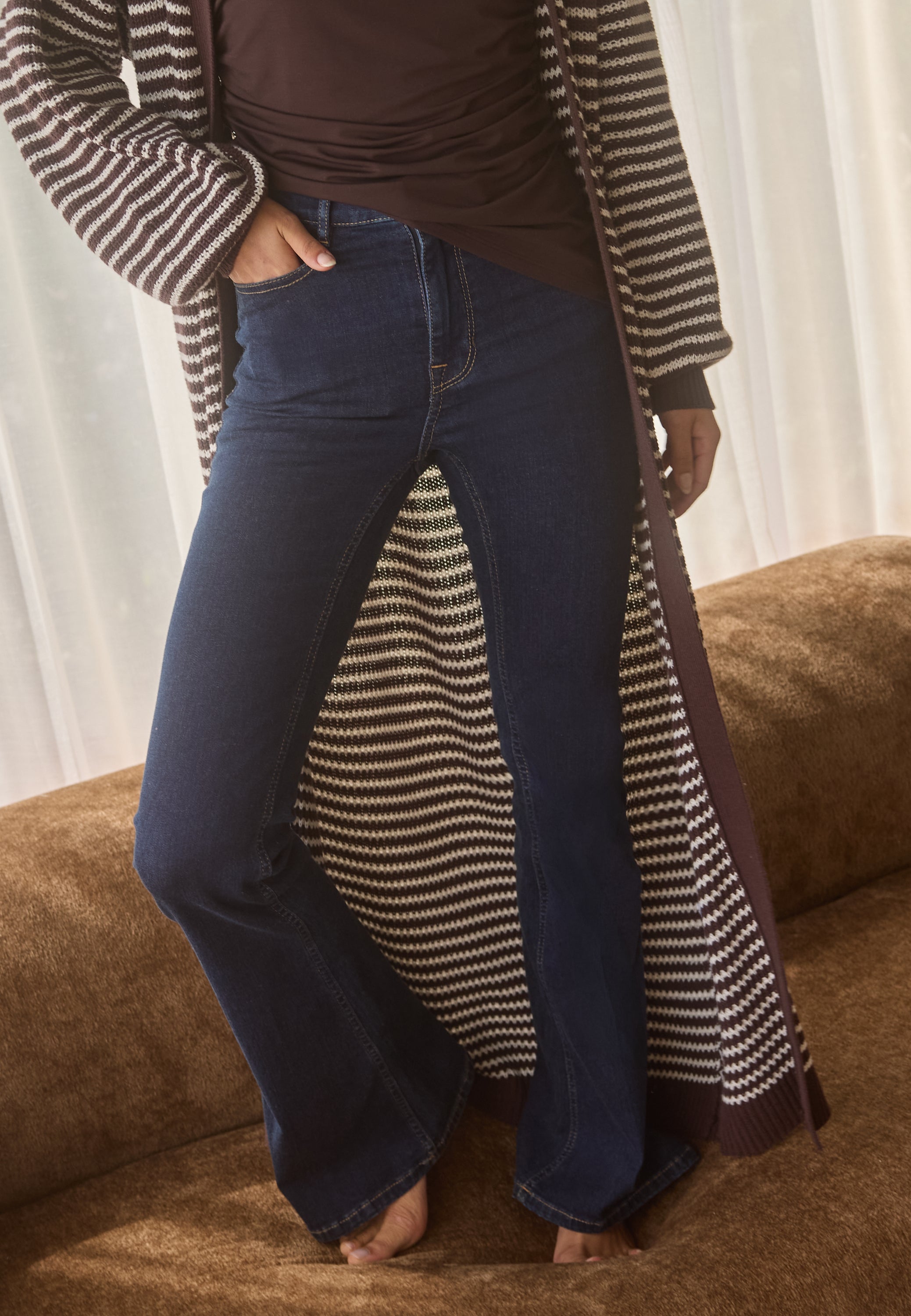 BUBBLEROOM High Flare Superstretch Jeans
