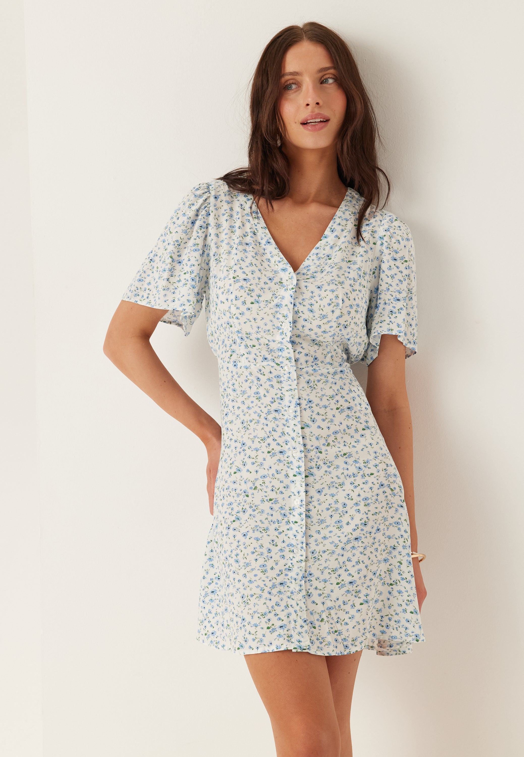 VERO MODA Vmalba Ss Short Dress Noos