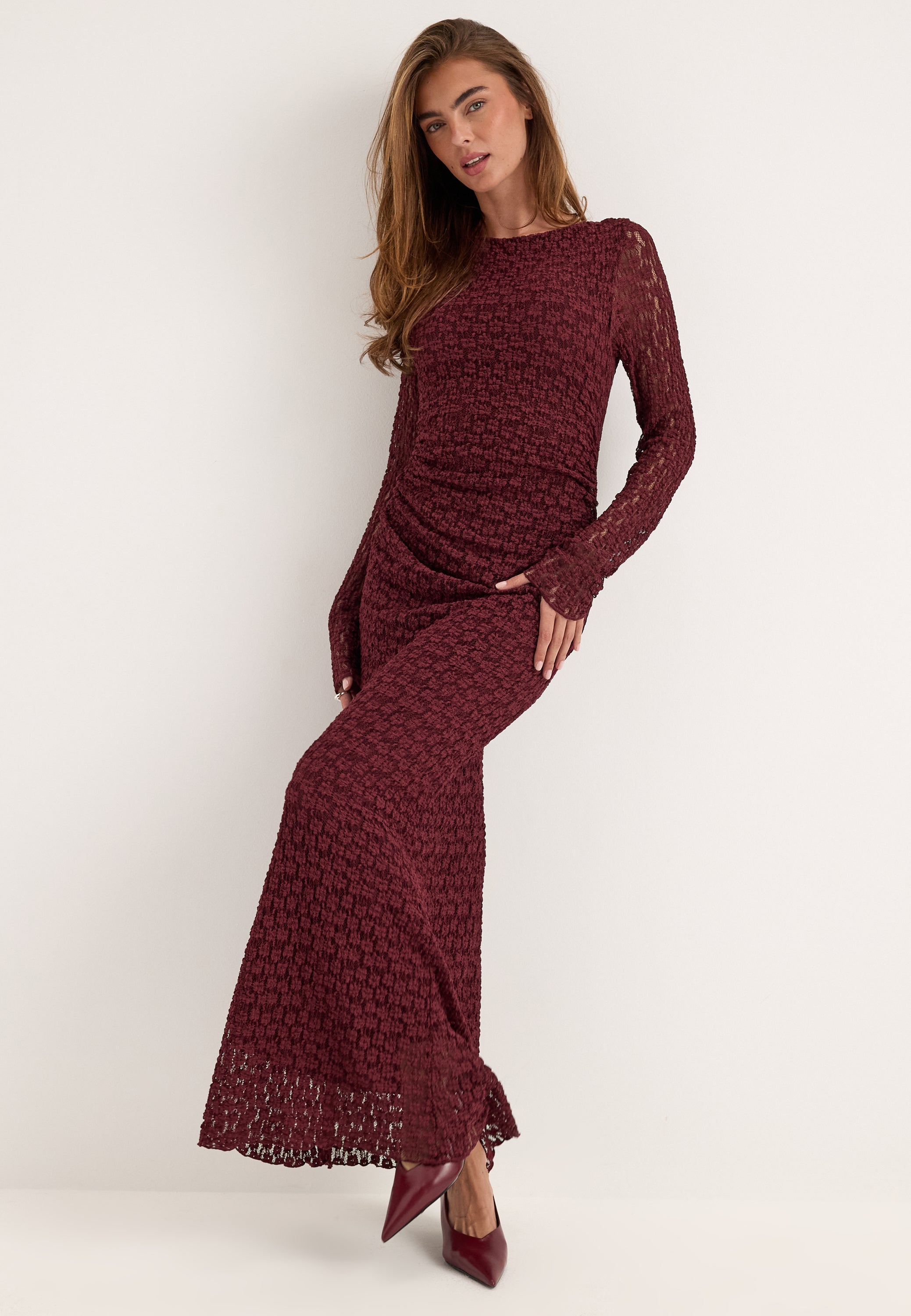BUBBLEROOM Lace Ankle Dress