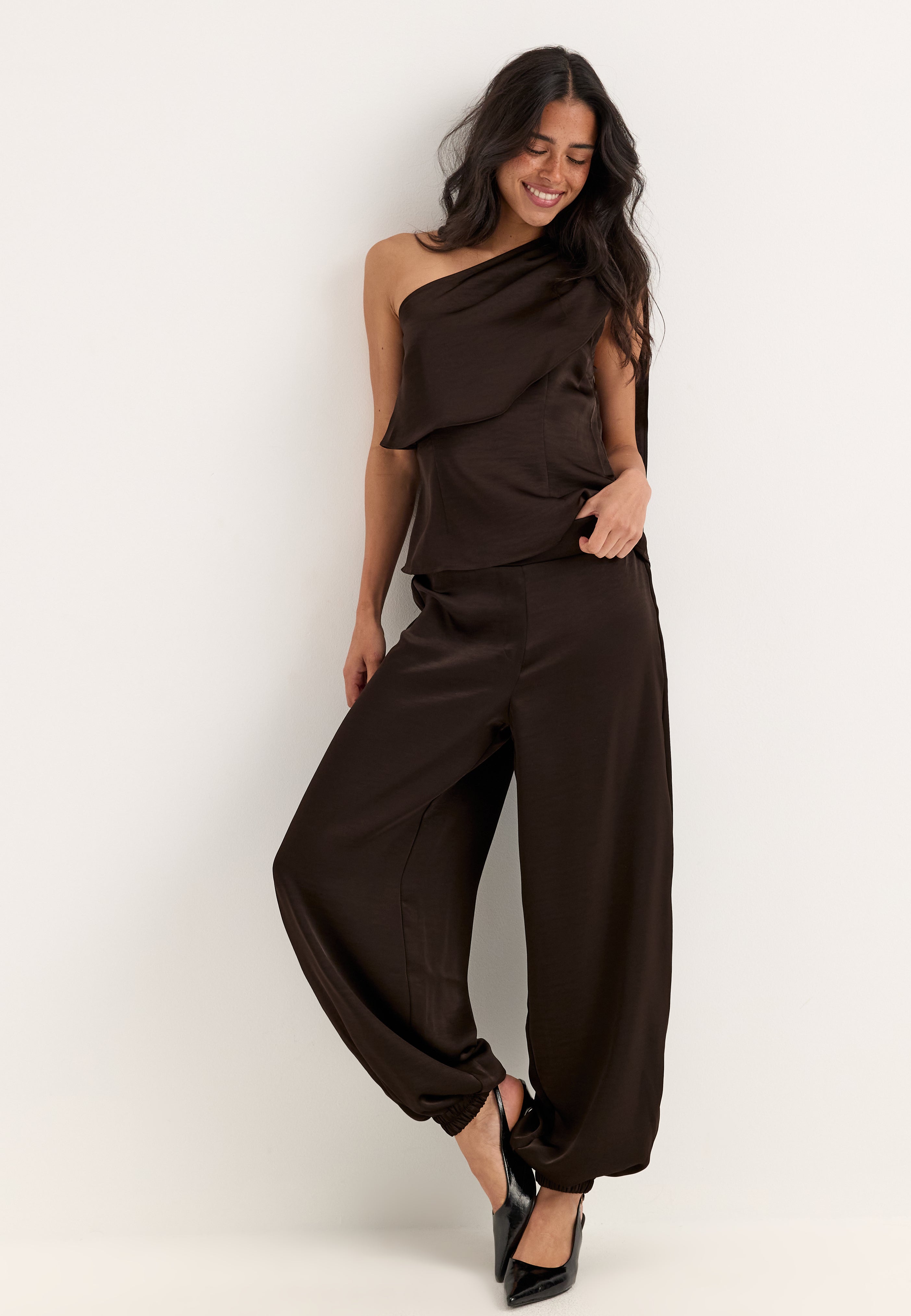 BUBBLEROOM Satin Balloon Trousers
