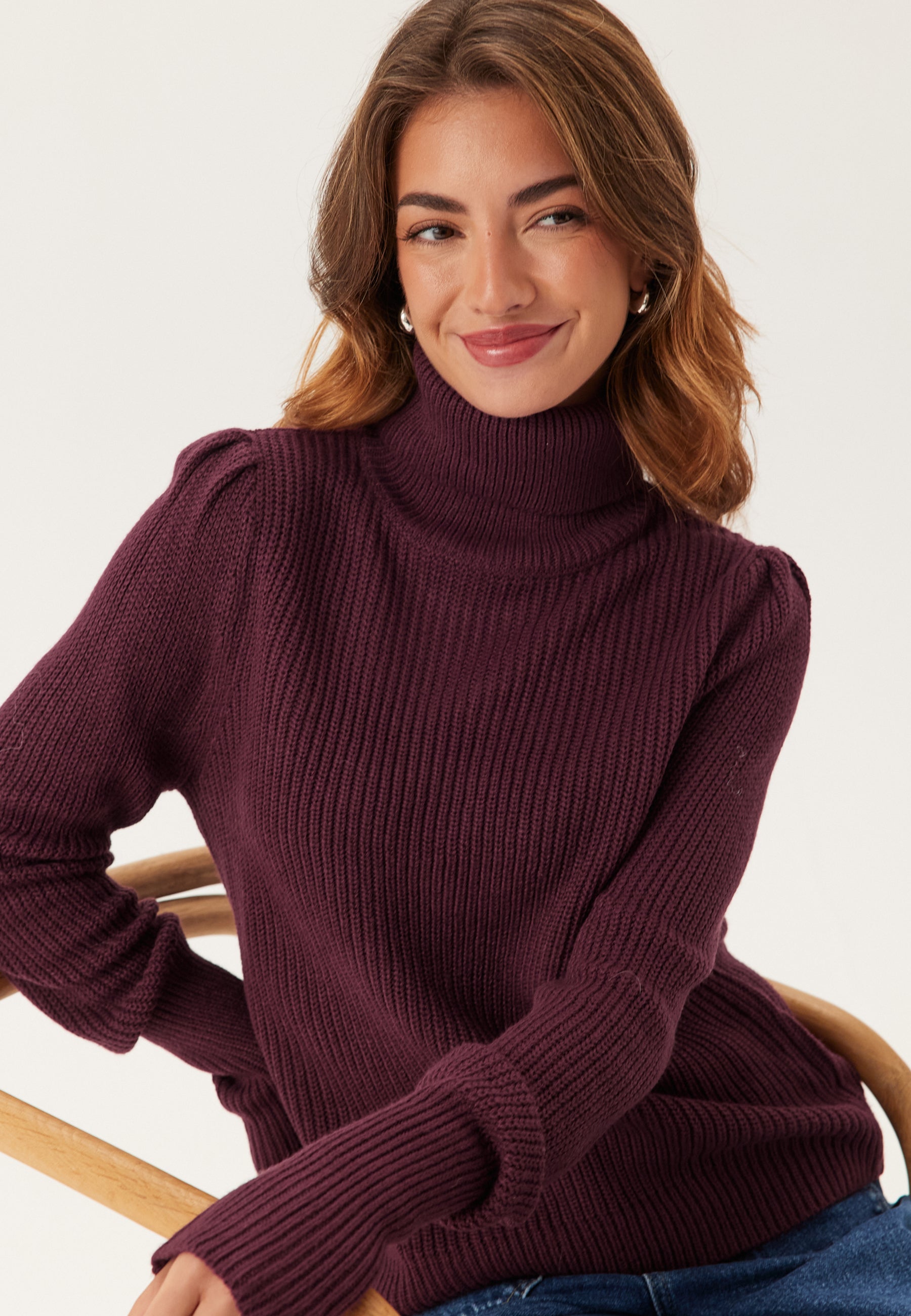 VILA Vilou New Rollneck L/S KNIT TO