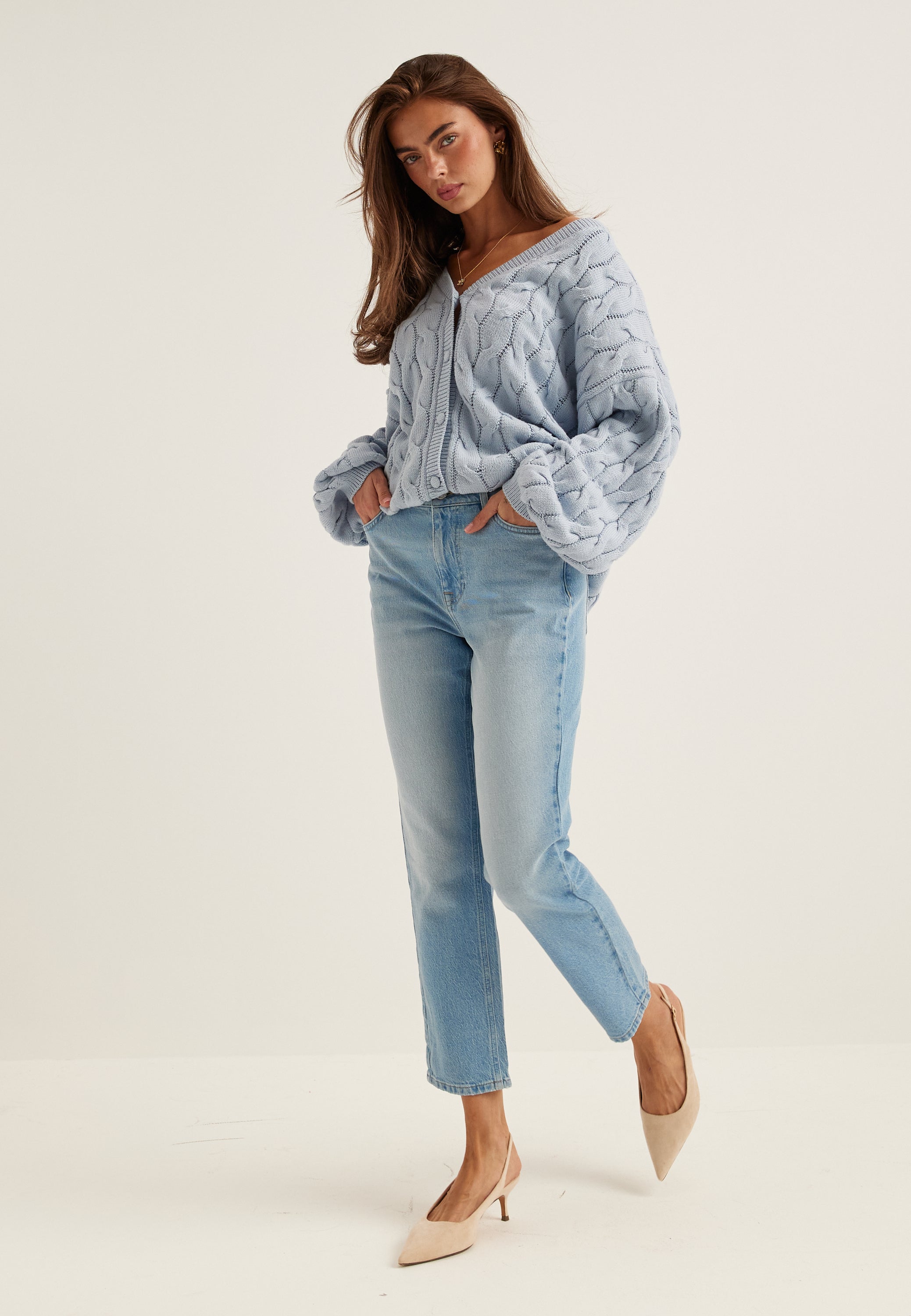 BUBBLEROOM Slim Ankle Jeans