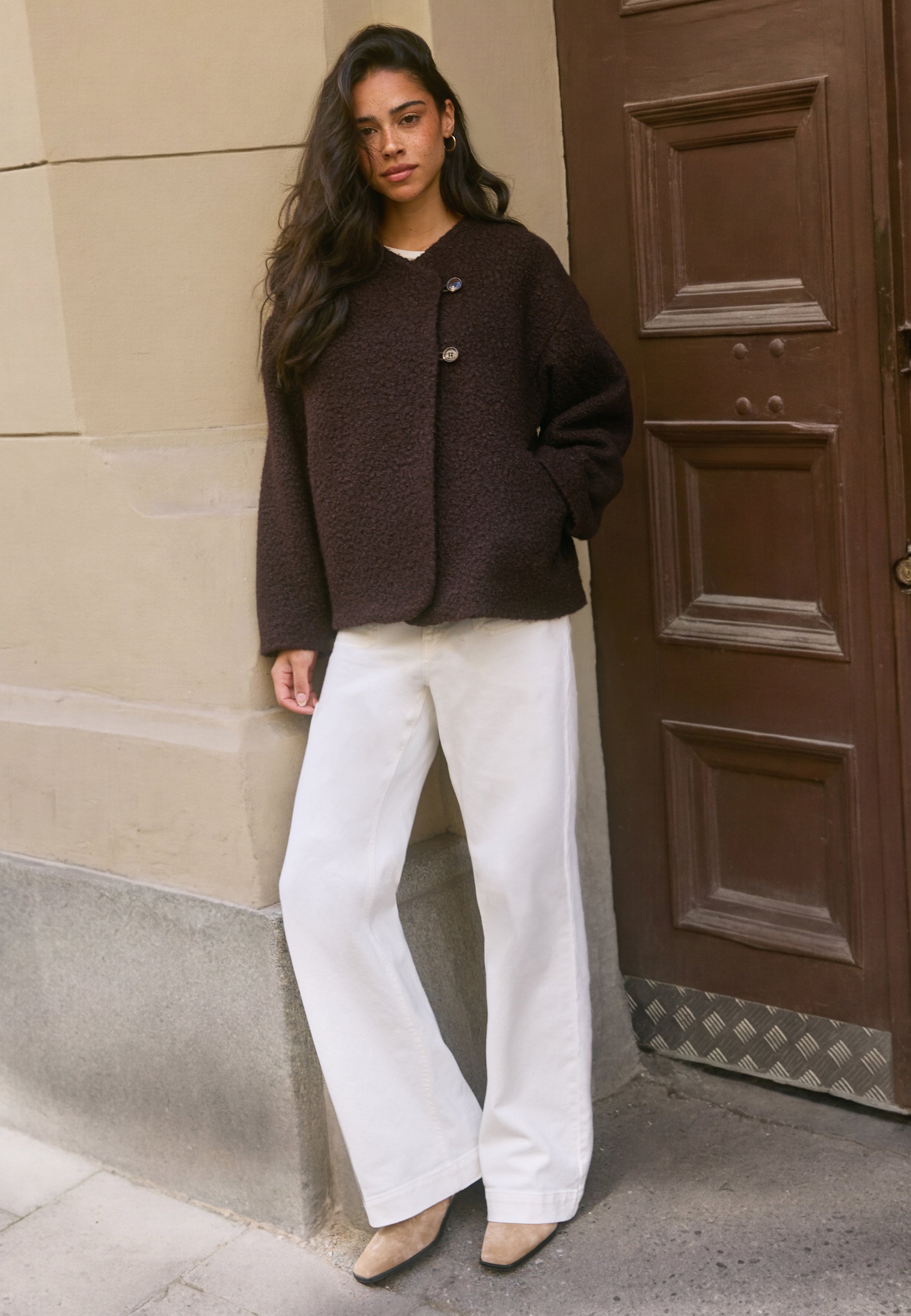BUBBLEROOM Bouclé Short Jacket