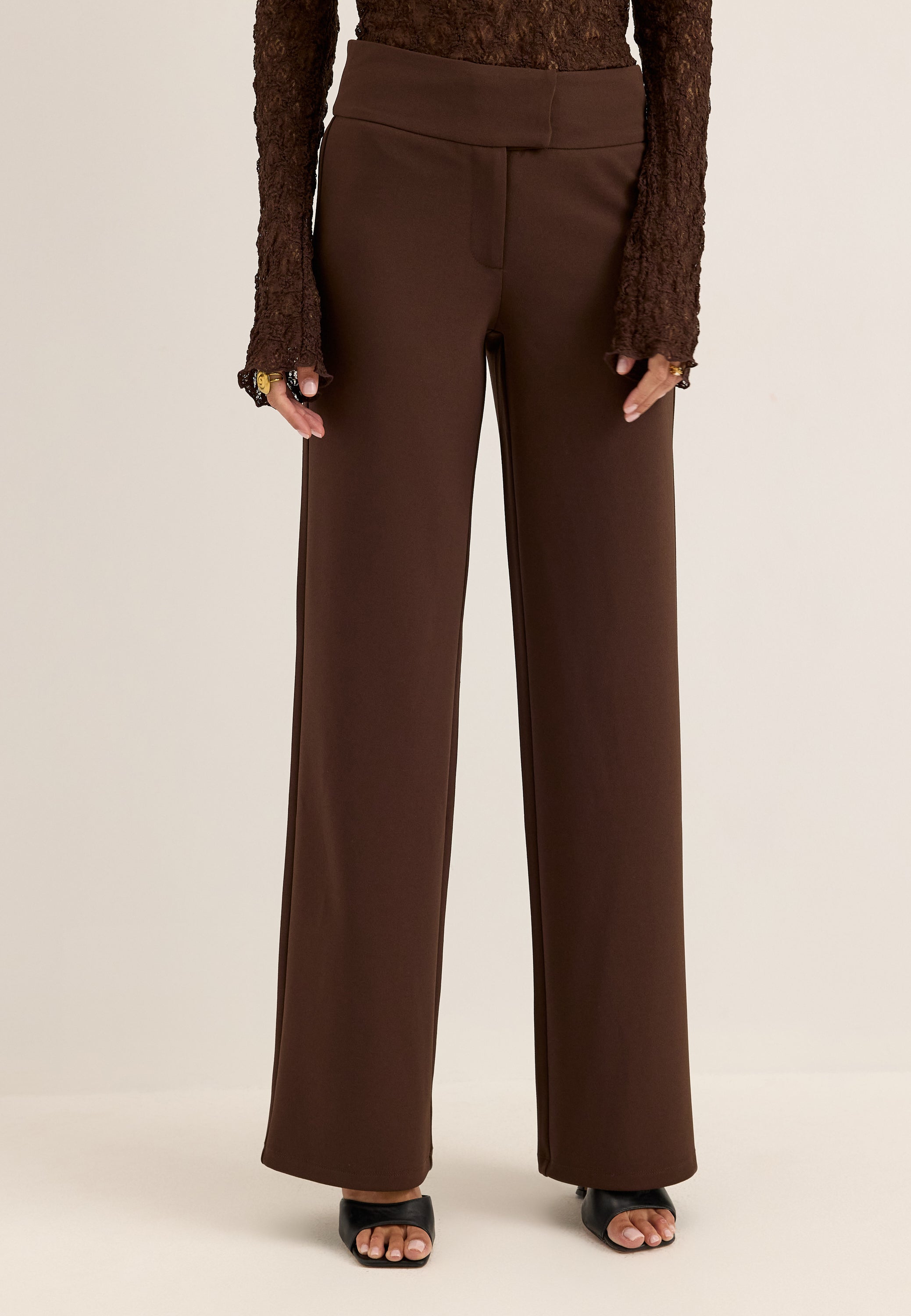 BUBBLEROOM Soft Suit Wide Trousers