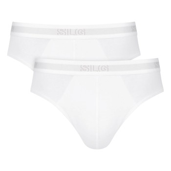 Sloggi 2P SLG Base Midi Briefs Hvid bomuld XX-Large Herre