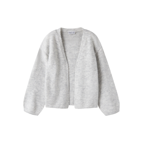 NAME IT Strik Cardigan Olina Light Grey Melange