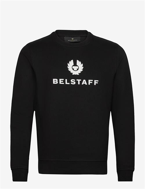 Belstaff | Belstaff Signature Crewneck Sweatshirt Black / Off White | L