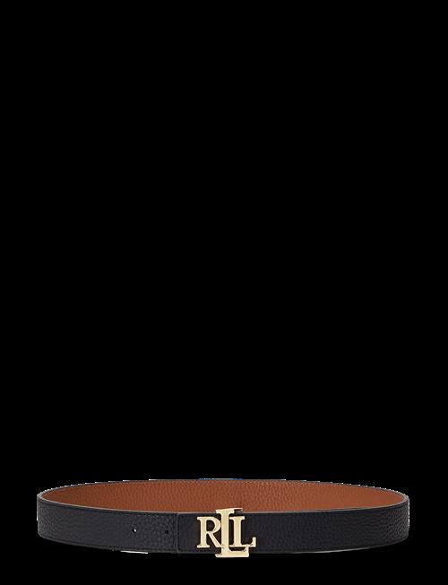 Lauren Ralph Lauren | Logo Reversible Pebbled Leather Belt | S