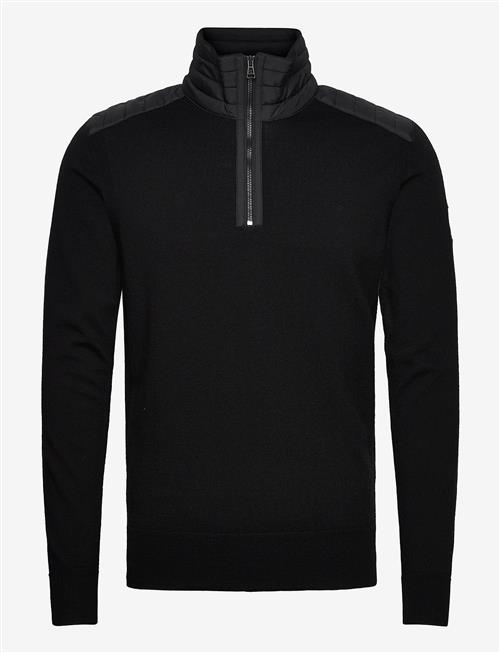 Belstaff | Kilmington Quarter Zip Jumper Black | XL