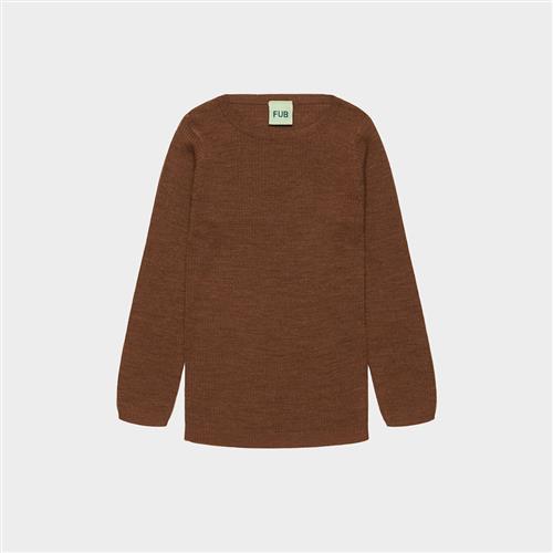 FUB Rib Blouse Hazel Melange Hazel Melange 100 cm  Beige  100 cm  Drenge, Piger