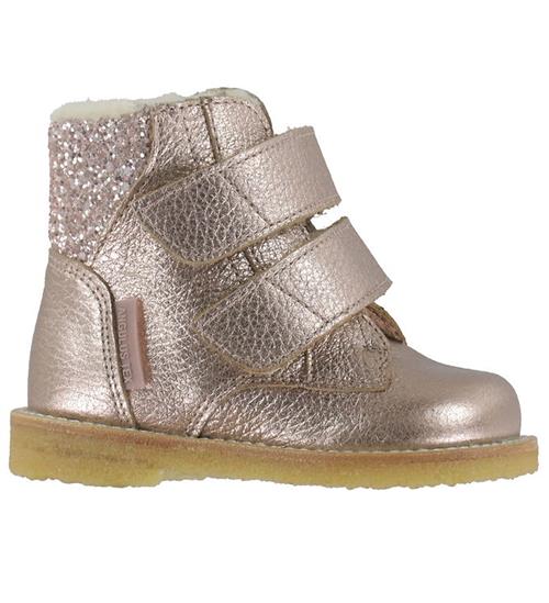 Angulus Vinterstøvler - Tex - Rose Copper/Rose Glitter