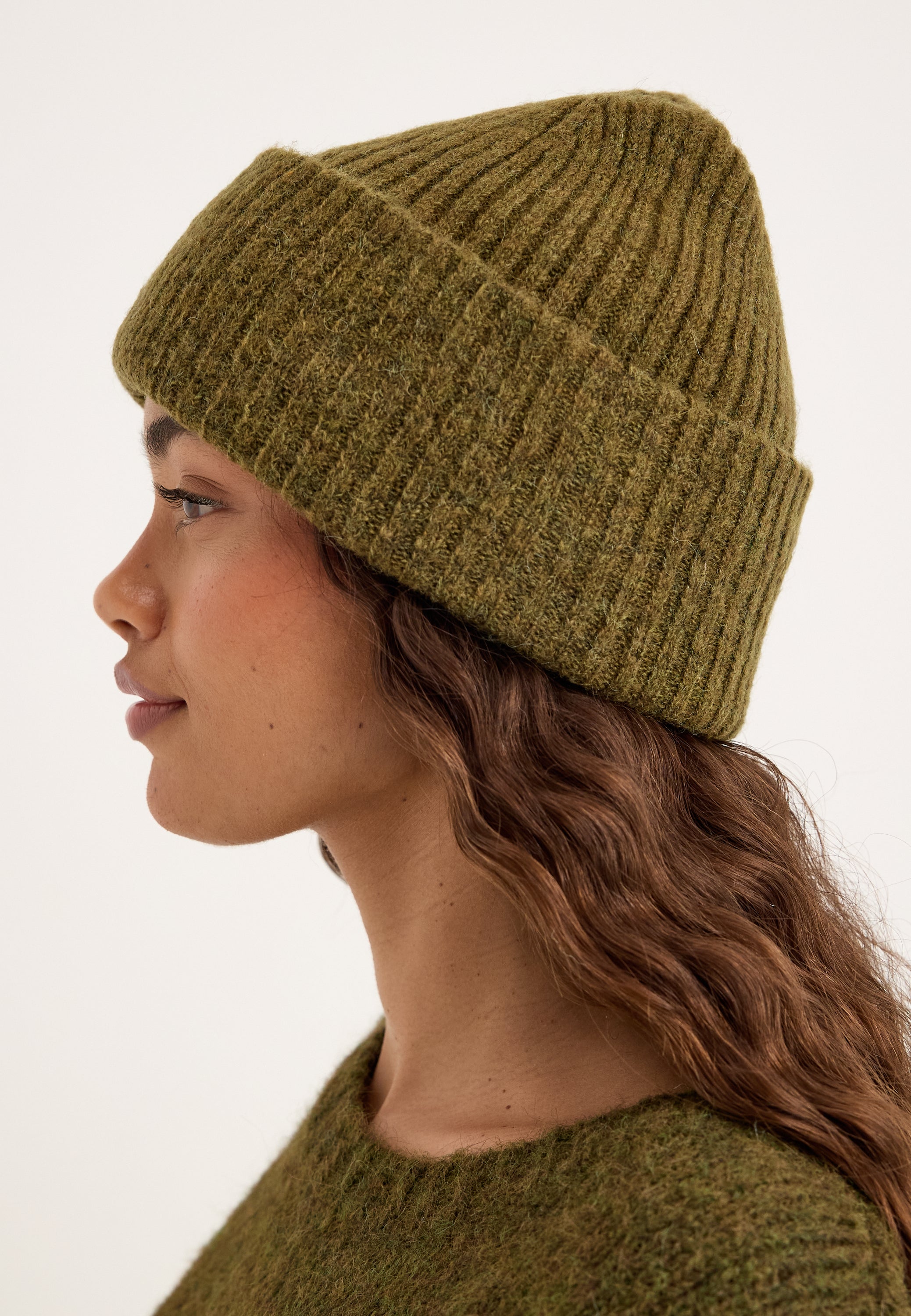 SELECTED Slflulu Wool Blend Knit Beanie