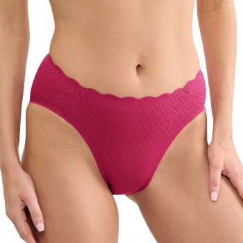 Sloggi Trusser ZERO Feel Bliss High Leg Brief Mørkrosa  XX-Large Dame