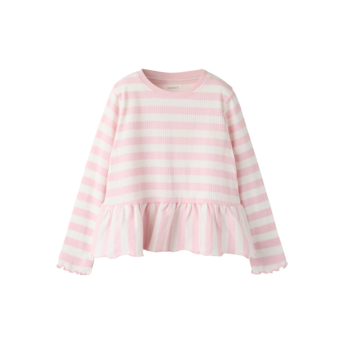 NAME IT Peplum Bluse Nilje Parfait Pink